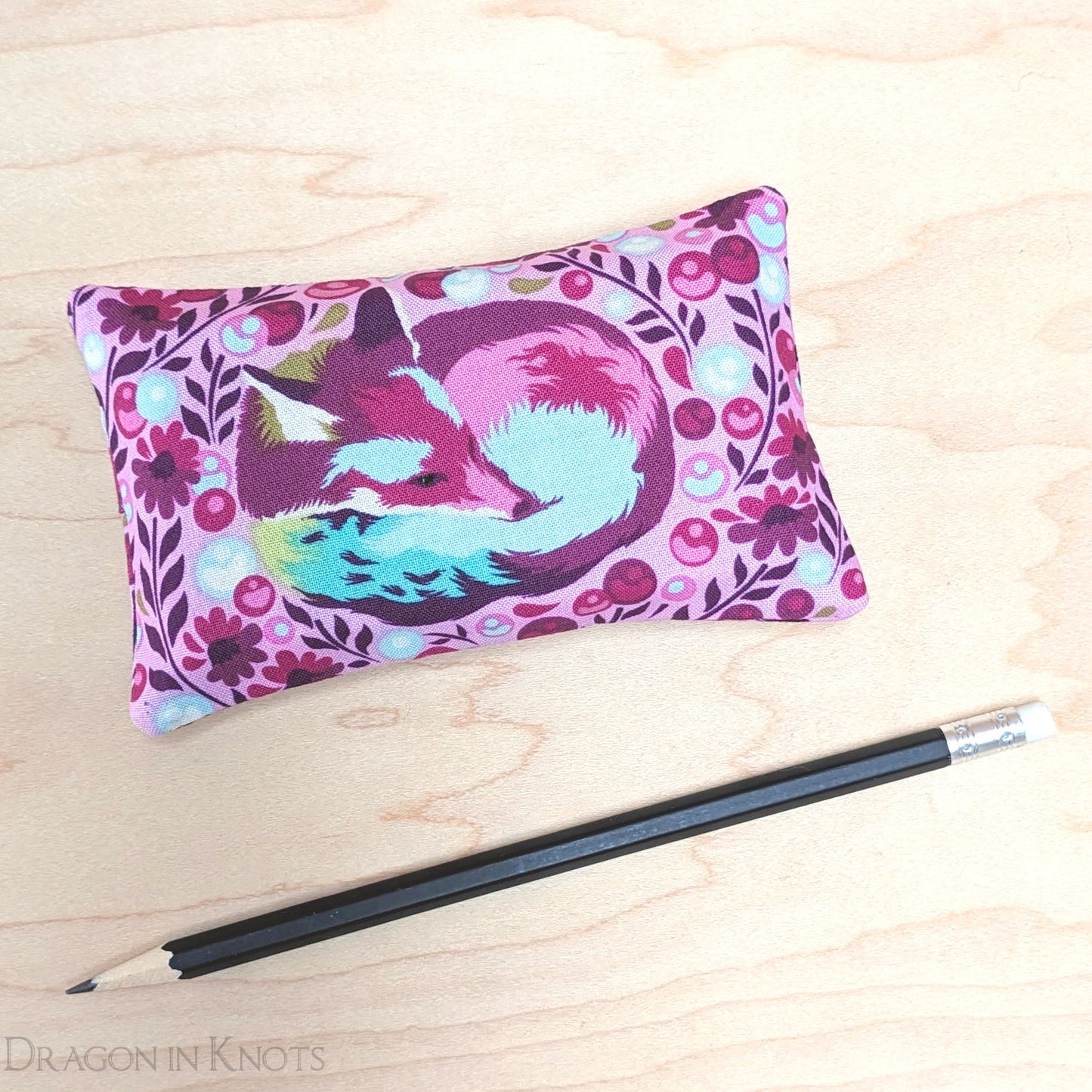Sleeping Fox Travel Tissue Holder - Dragon in Knots