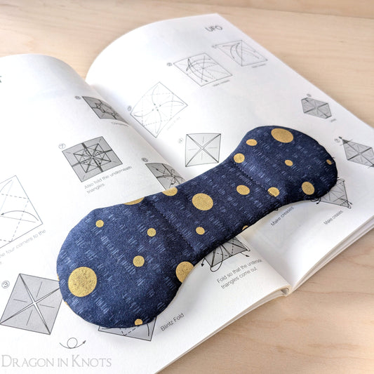 Moon Book Weight - Dragon in Knots