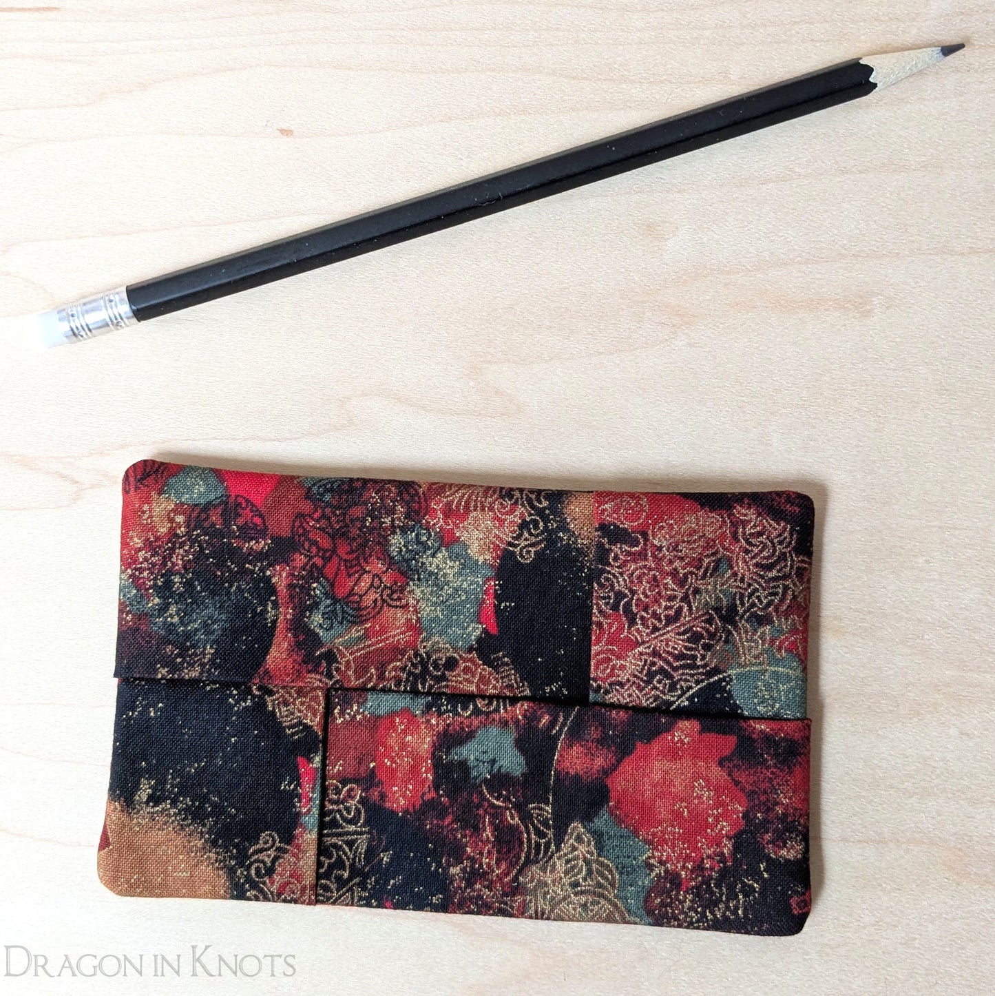 Black Geometric Pocket Tissue Holder