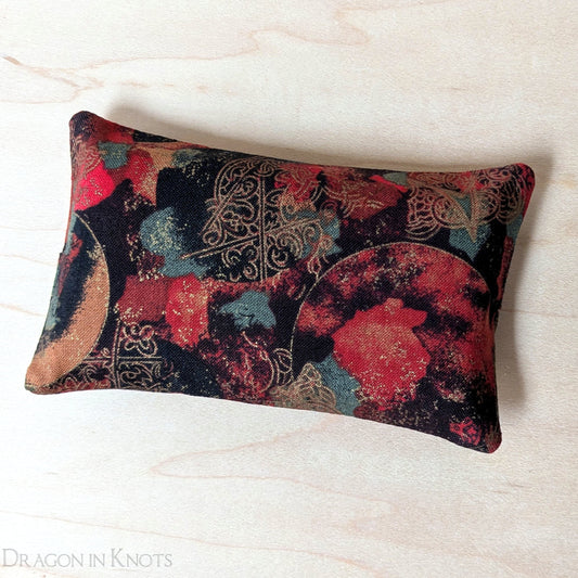 Black Geometric Pocket Tissue Holder - Dragon in Knots
