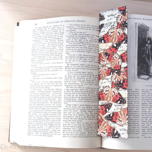 Moth Bookmark - Dragon in Knots