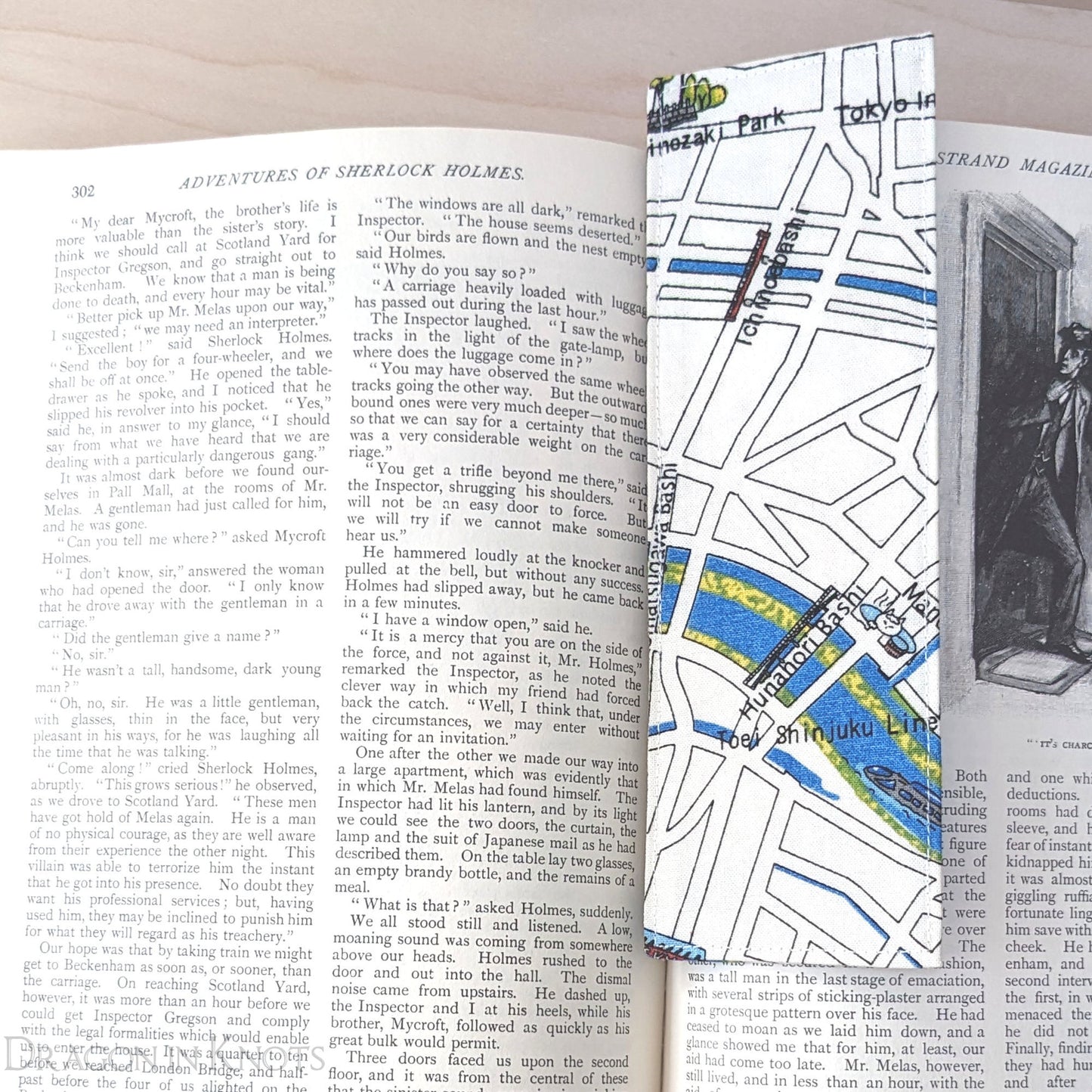 Map of Tokyo Bookmark