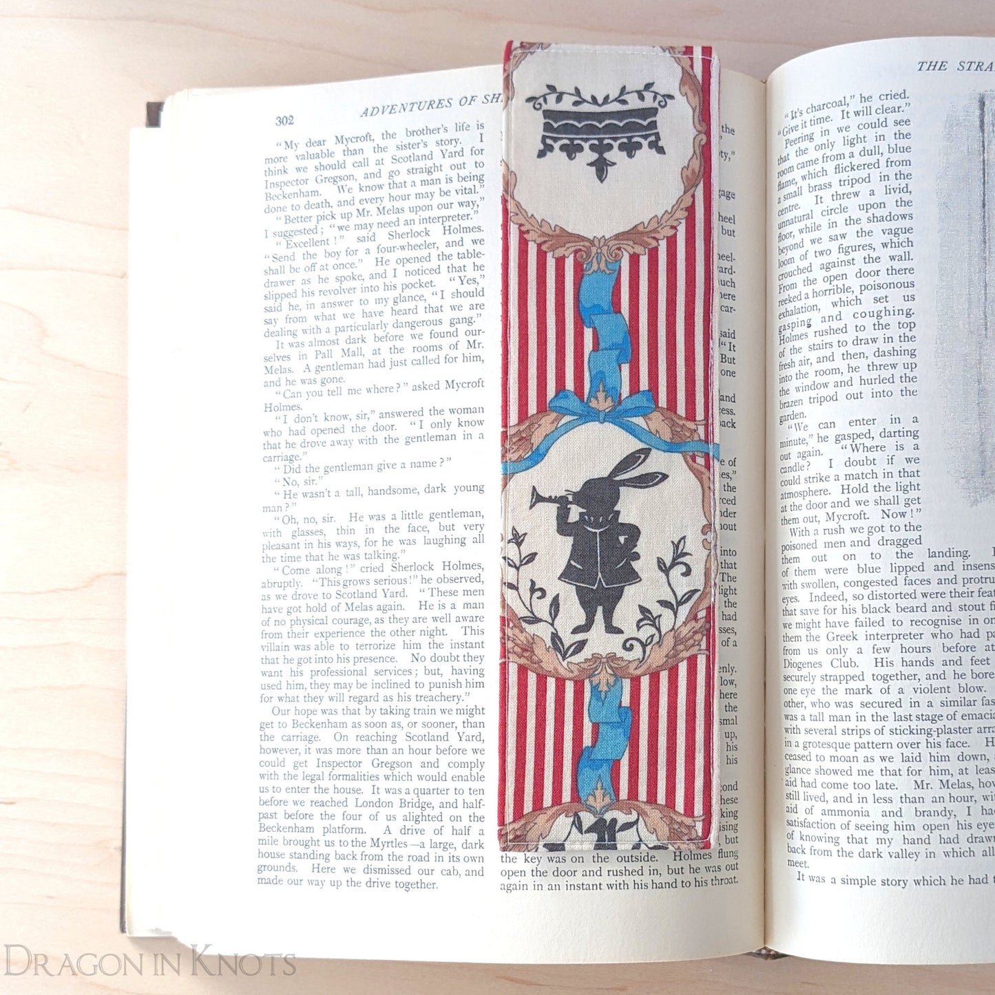 White Rabbit as Herald - Bookmark