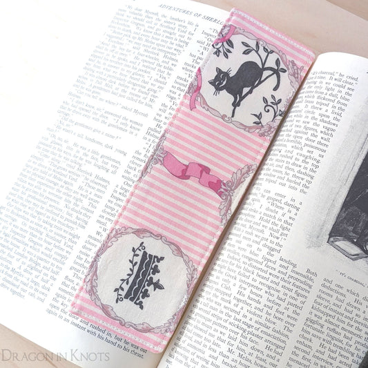 Cheshire Cat Bookmark - Dragon in Knots