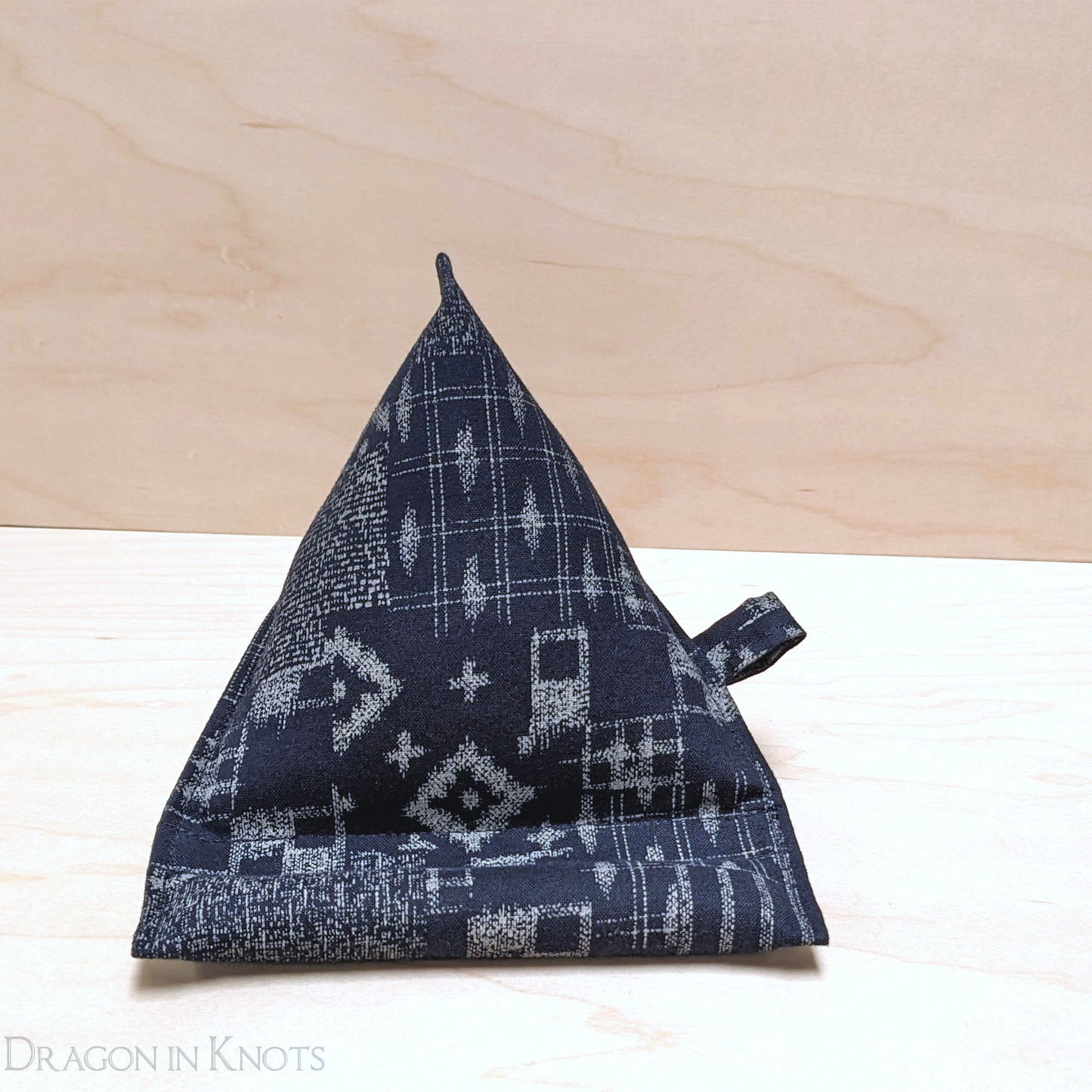 Ikat Indigo Smartphone Stand - Dragon in Knots