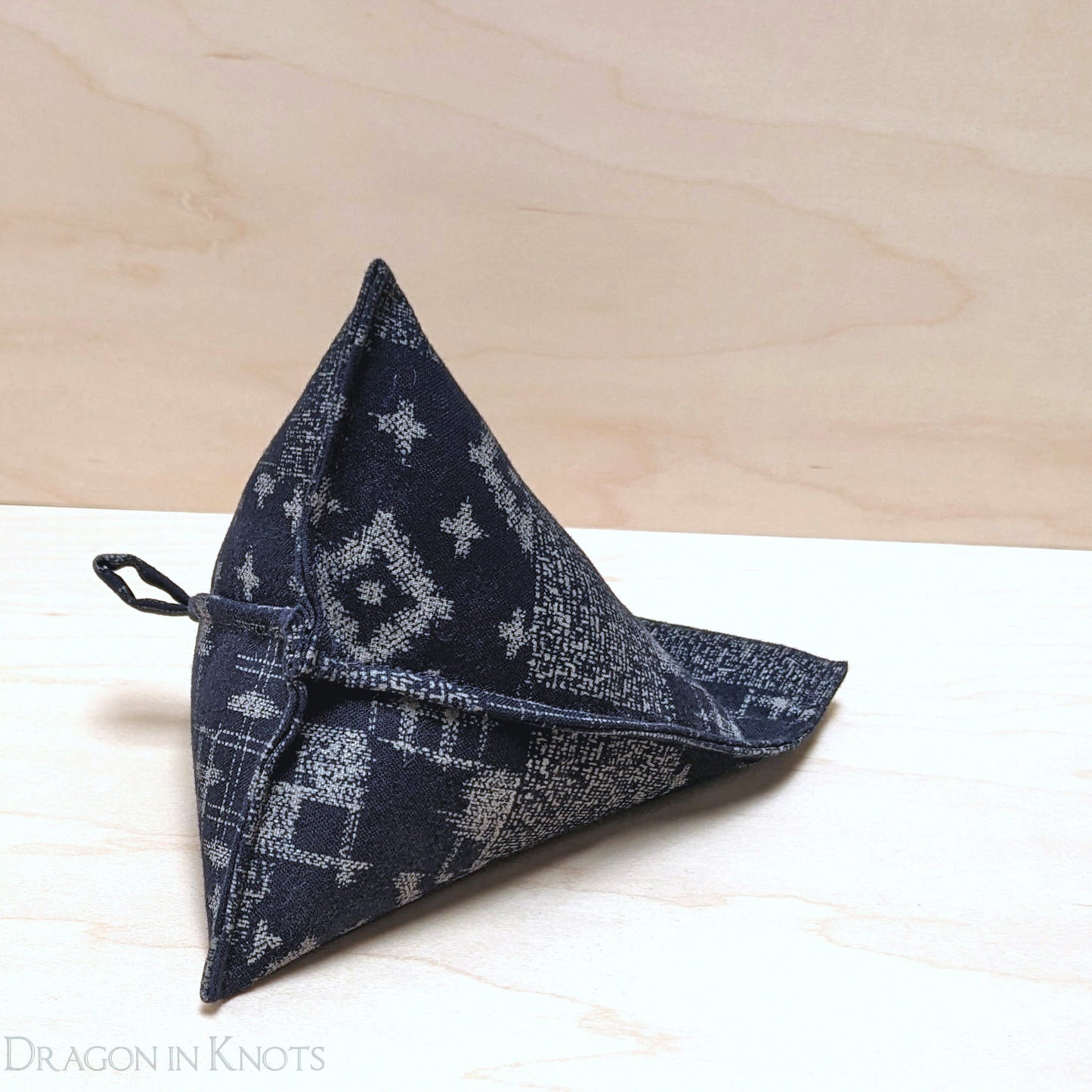 Ikat Indigo Smartphone Stand - Dragon in Knots