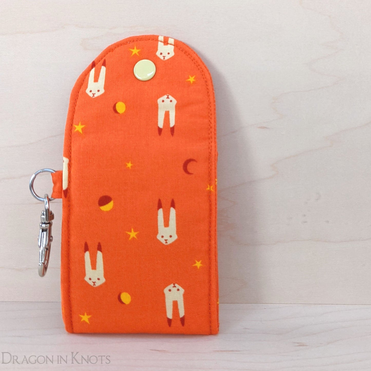 Celestial Bunny Mini Essentials Pouch for Lip Balm and ID Card - Dragon in Knots