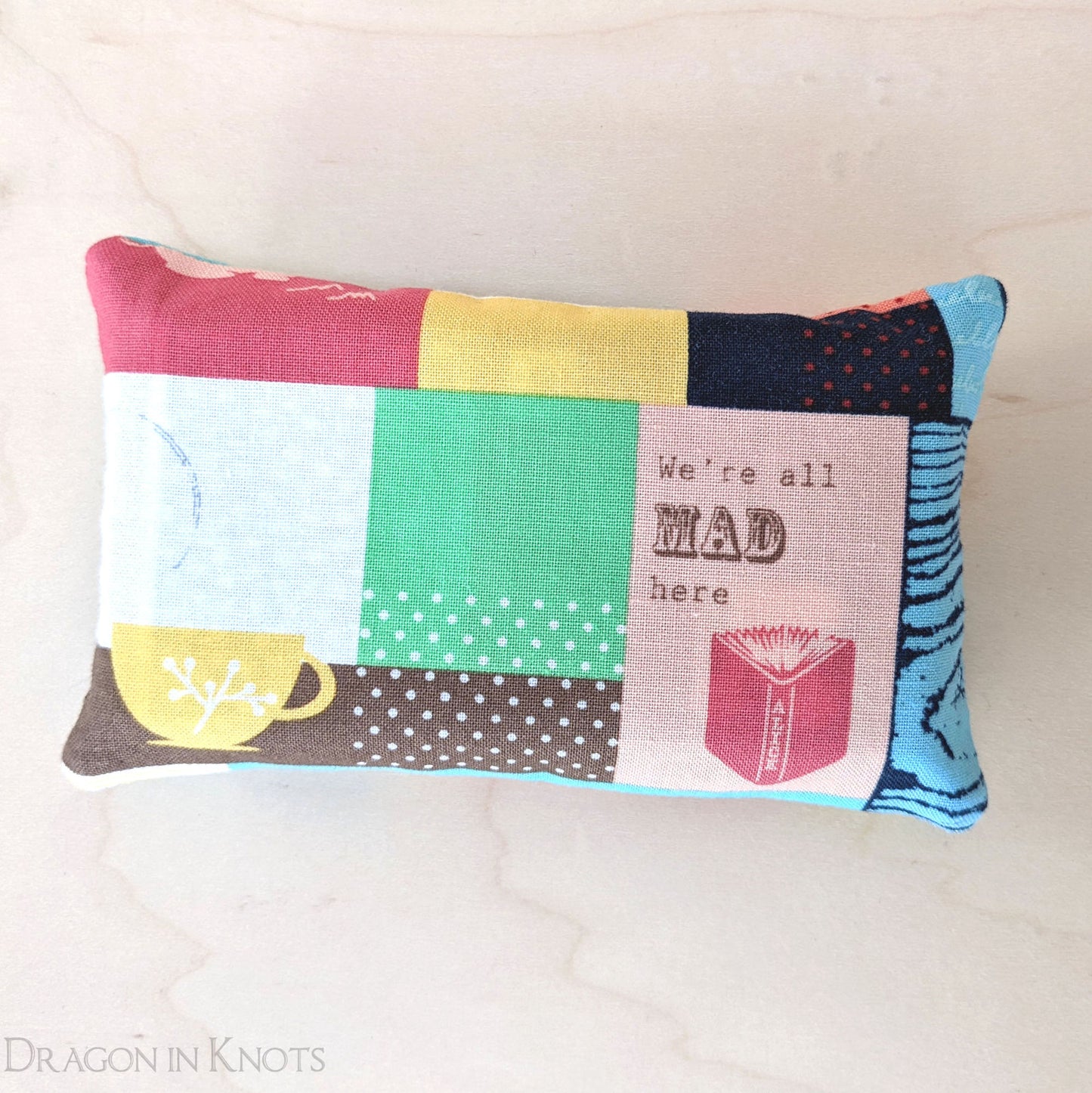 We're all MAD Here Pocket Tissue Holder - Dragon in Knots