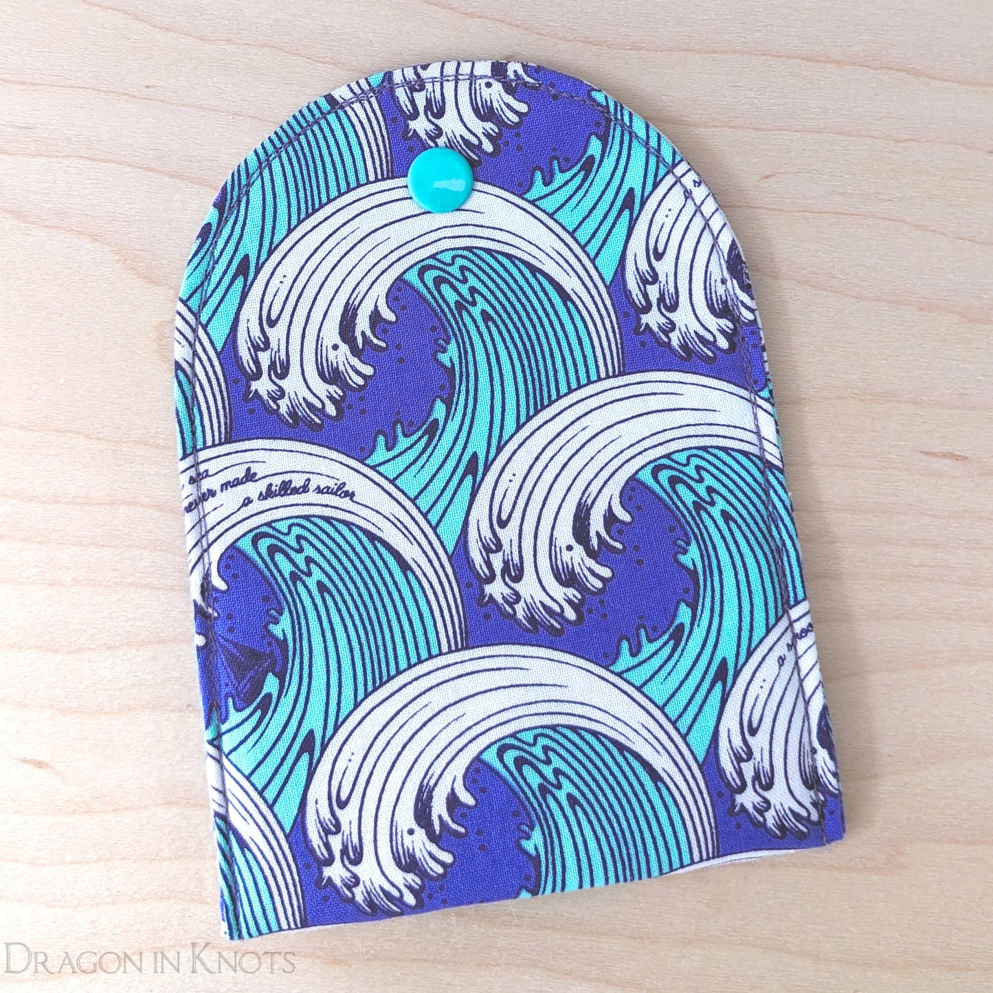 Ocean Waves - Card Wallet - Dragon in Knots