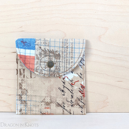 Union Jack Tea Pouch - Dragon in Knots handmade