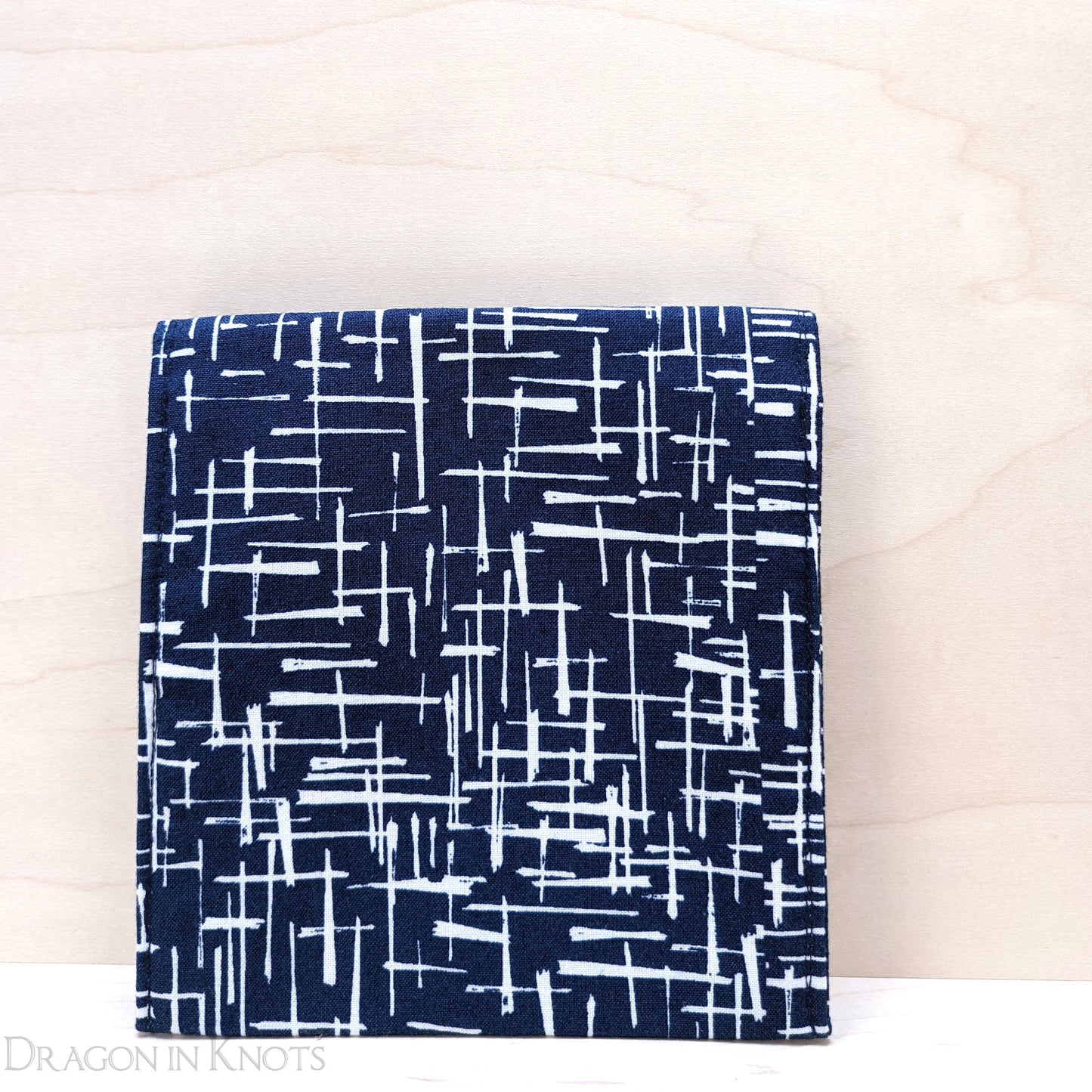 Au Courant Passport Holder - Dragon in Knots handmade