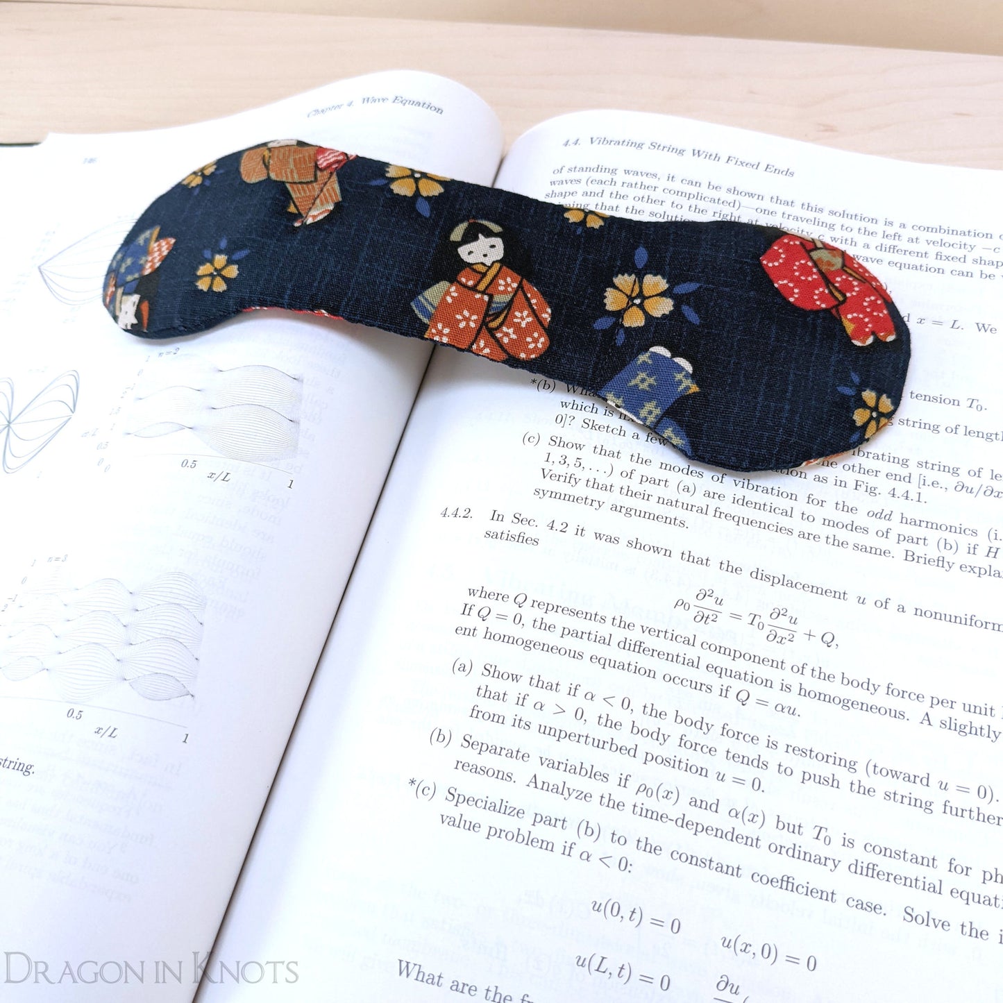 Girls in Kimonos Book Weight - Dragon in Knots