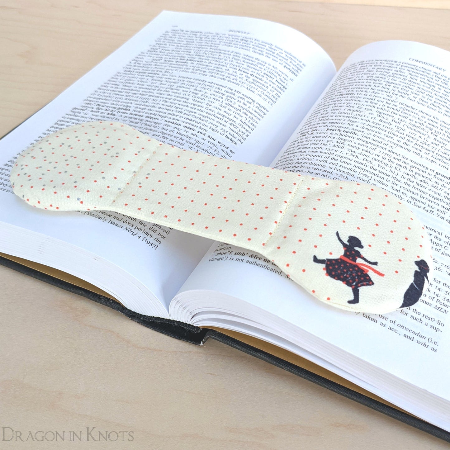 Windy Day Book Weight - Dragon in Knots