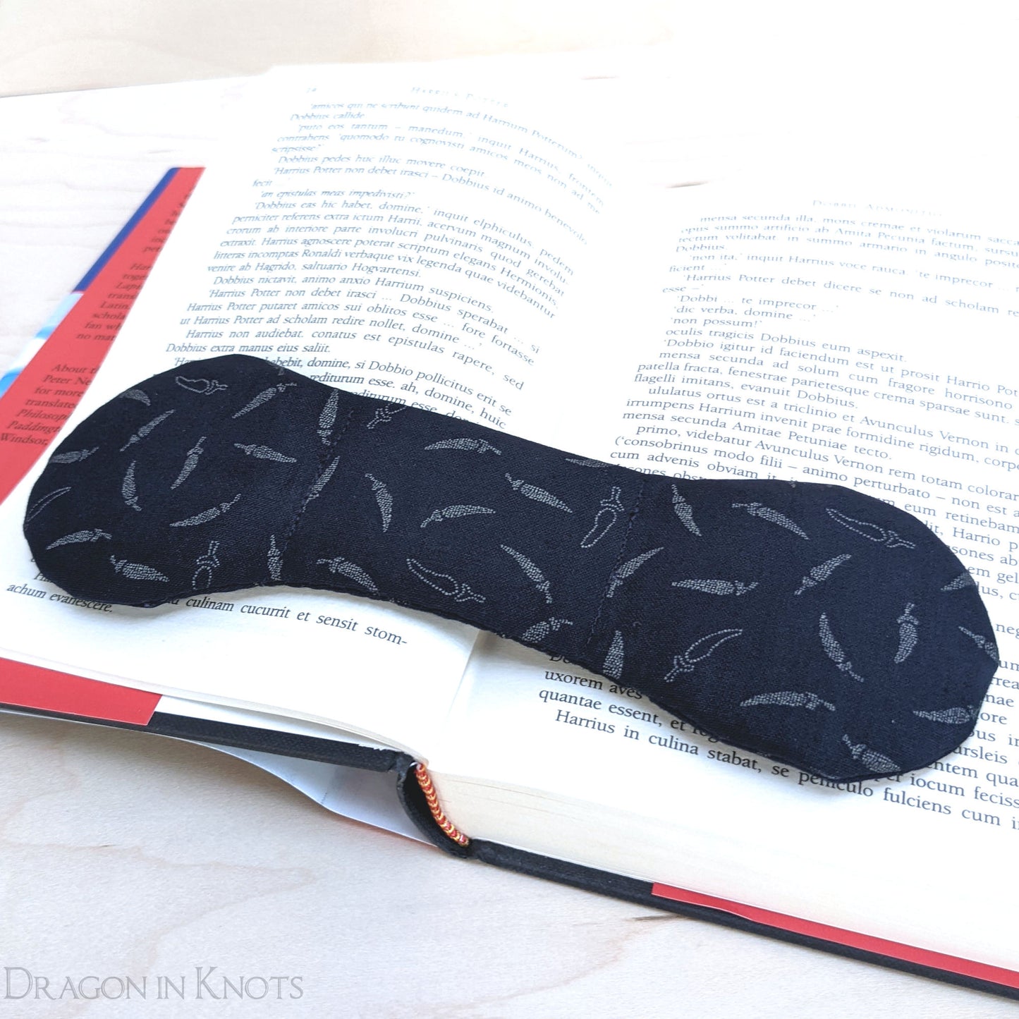 Chile Pepper Book Weight - Dragon in Knots