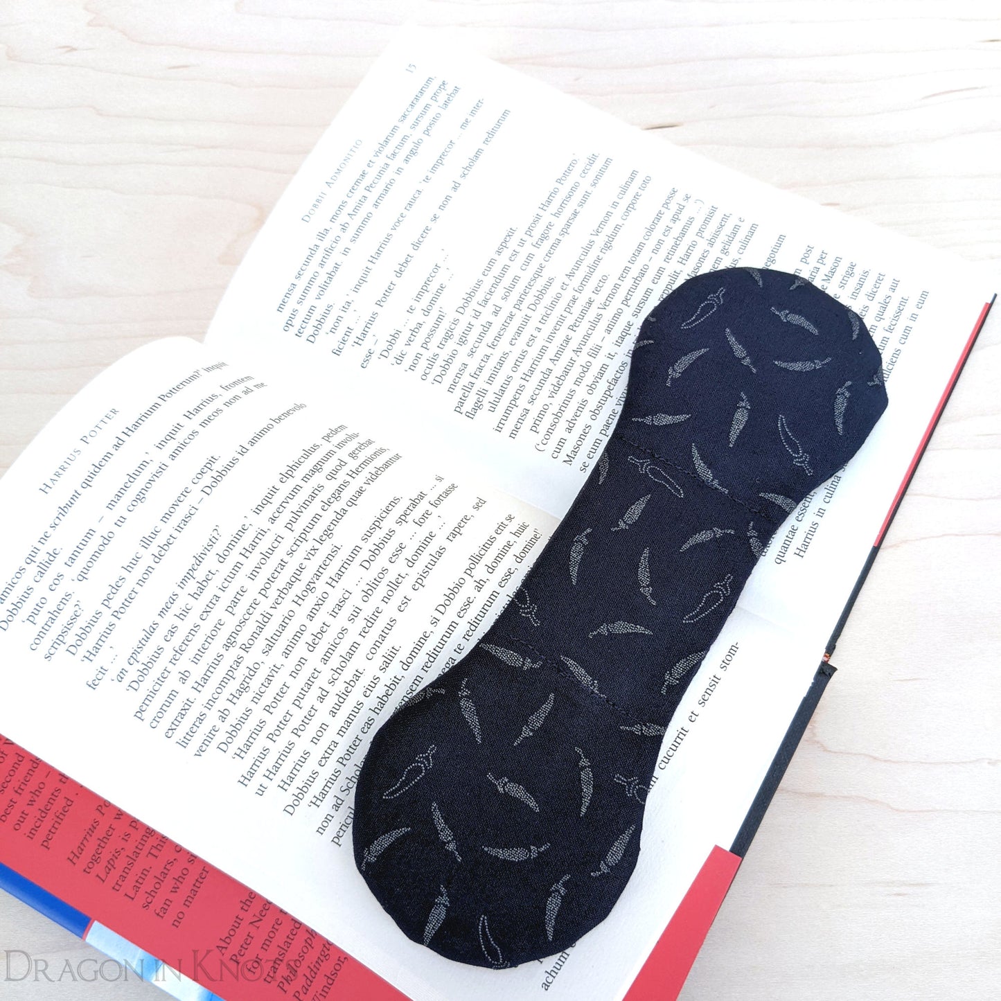 Chile Pepper Book Weight - Dragon in Knots