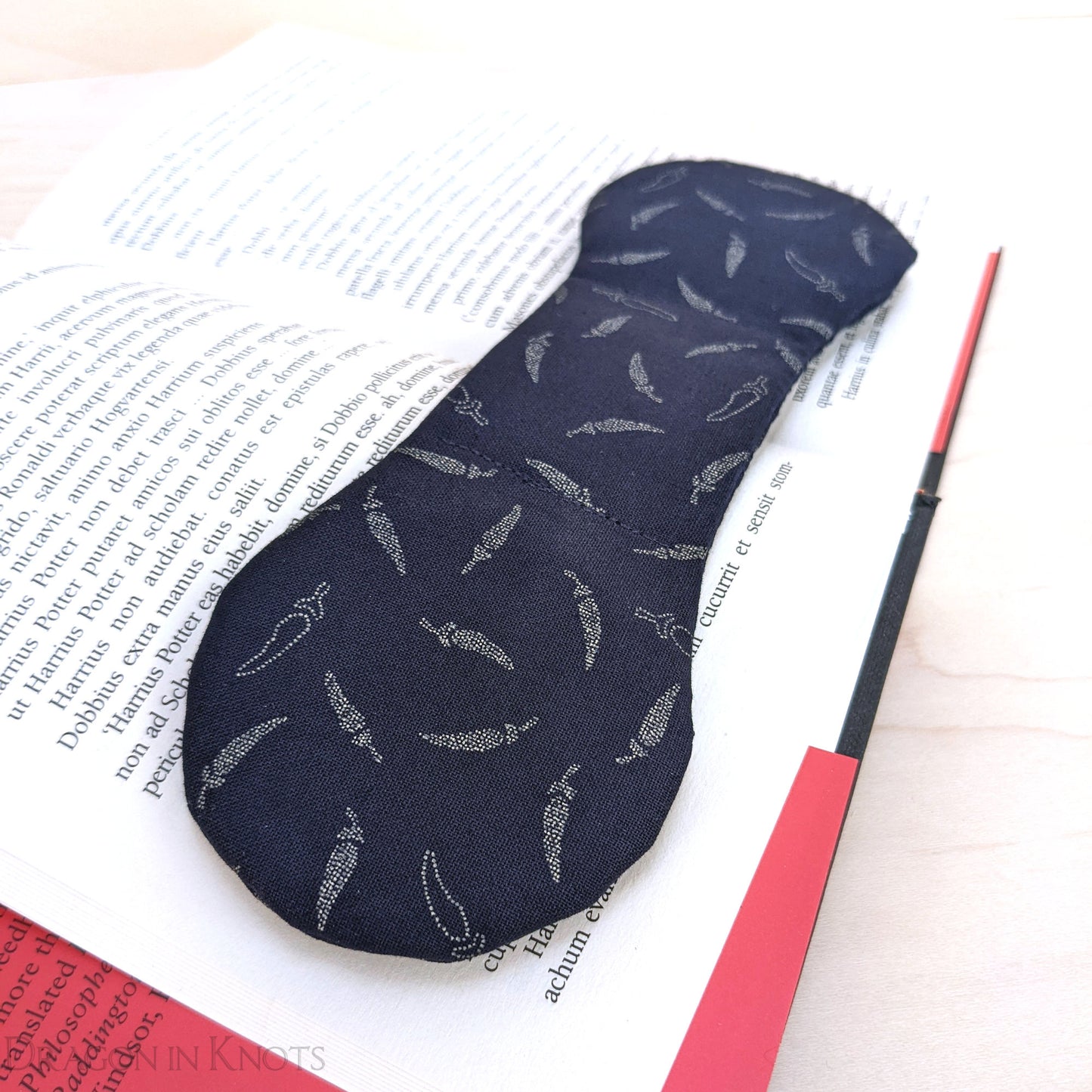 Chile Pepper Book Weight - Dragon in Knots