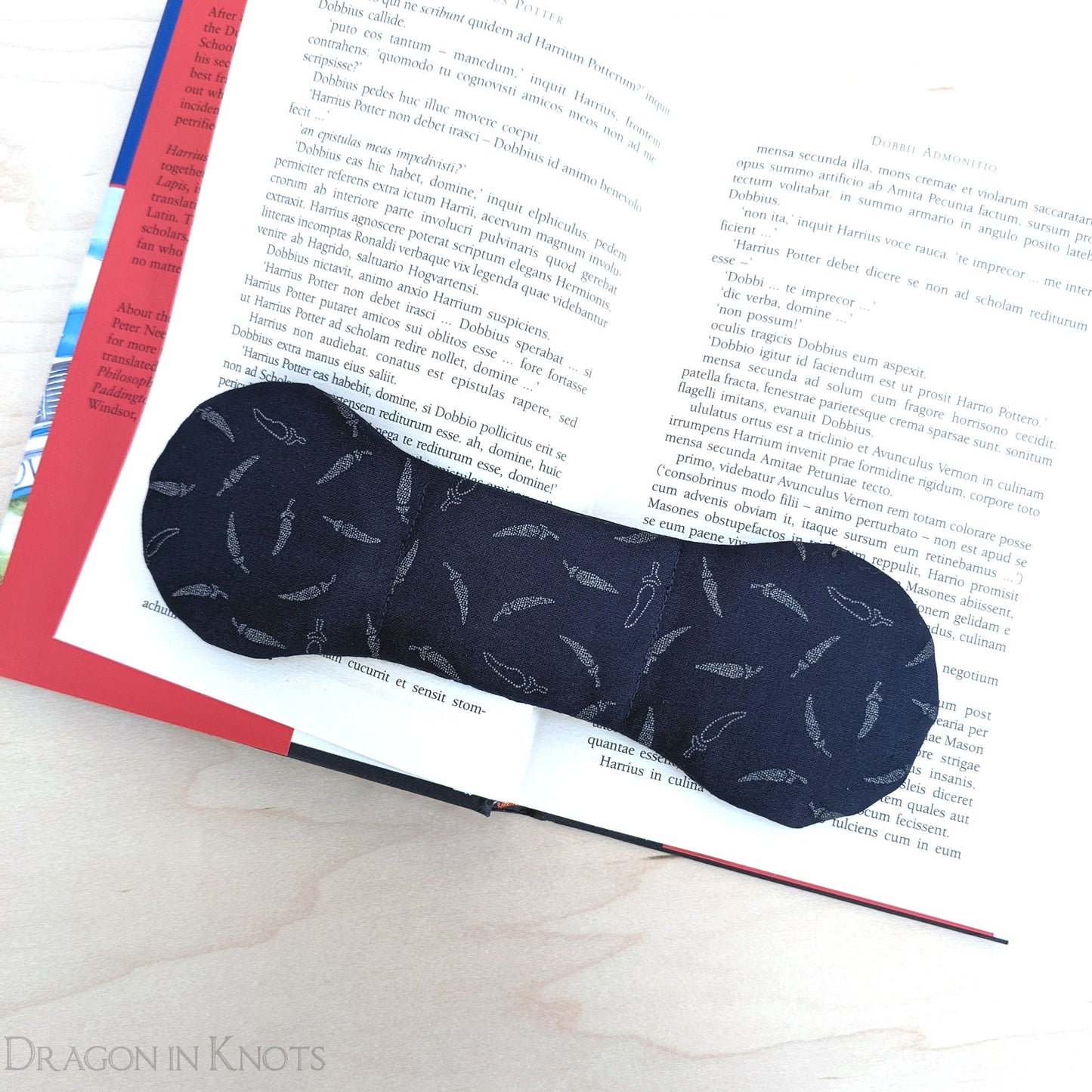 Chile Pepper Book Weight - Dragon in Knots