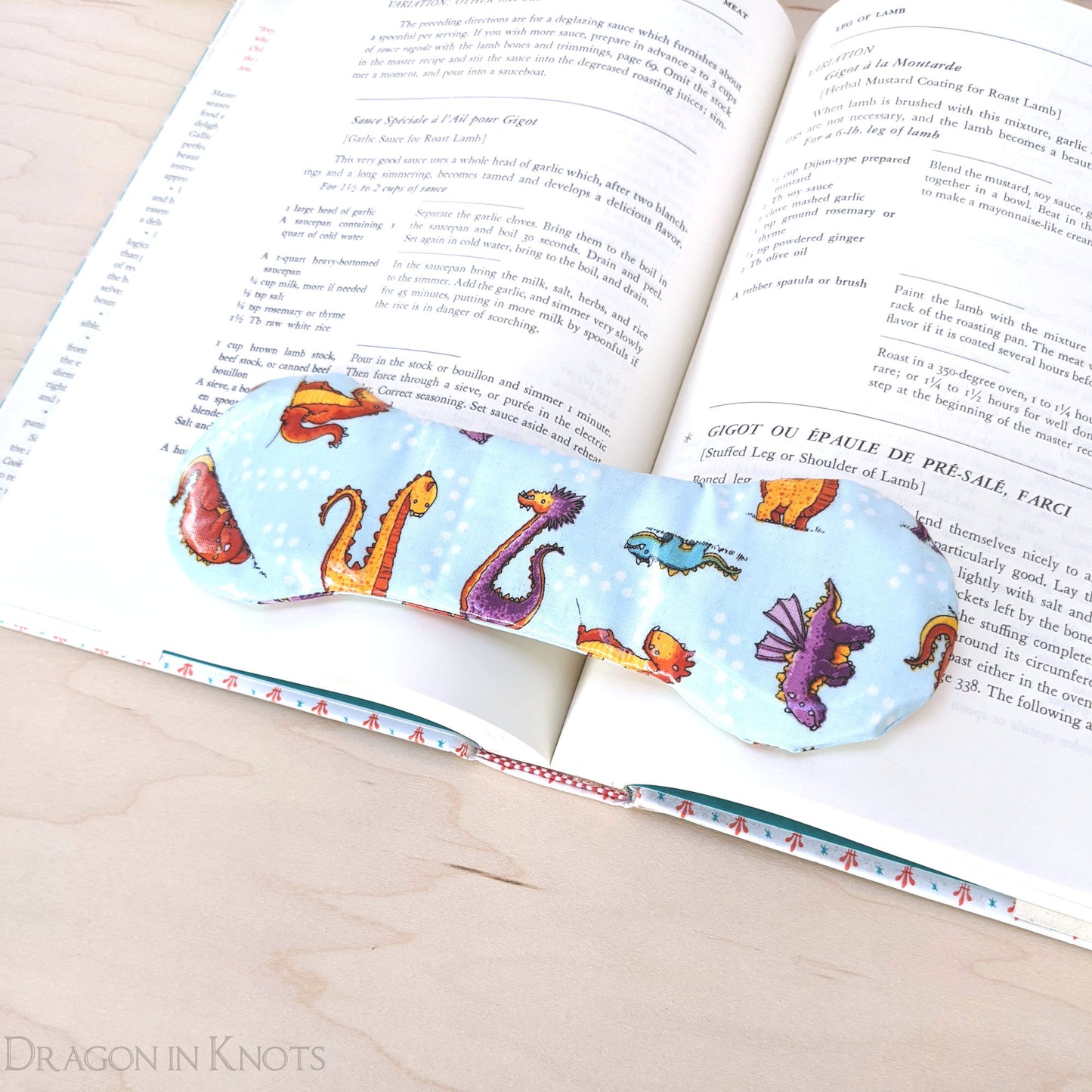 Dragon Cookbook Weight Page Holder - Dragon in Knots