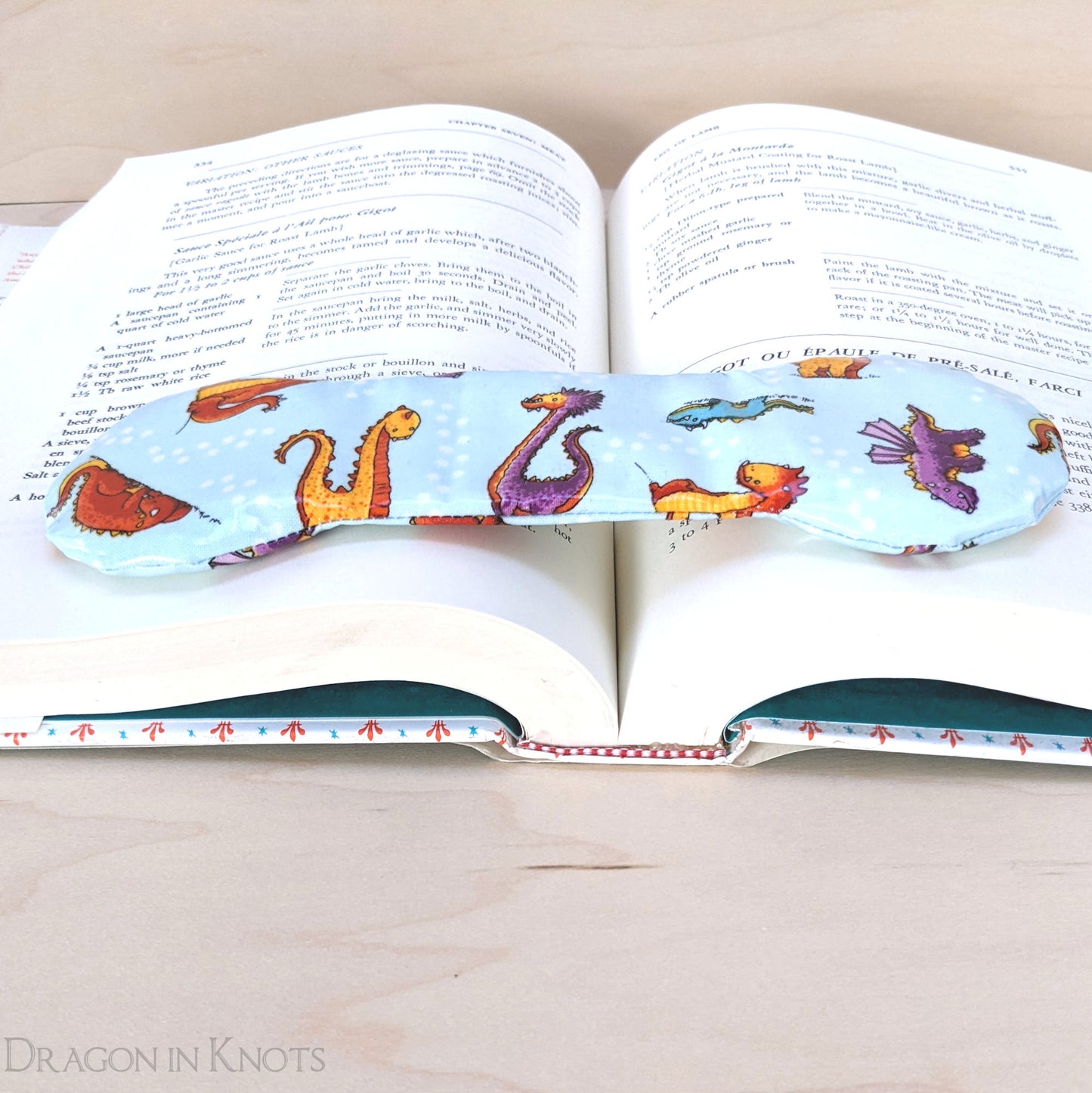 Dragon Cookbook Weight Page Holder - Dragon in Knots