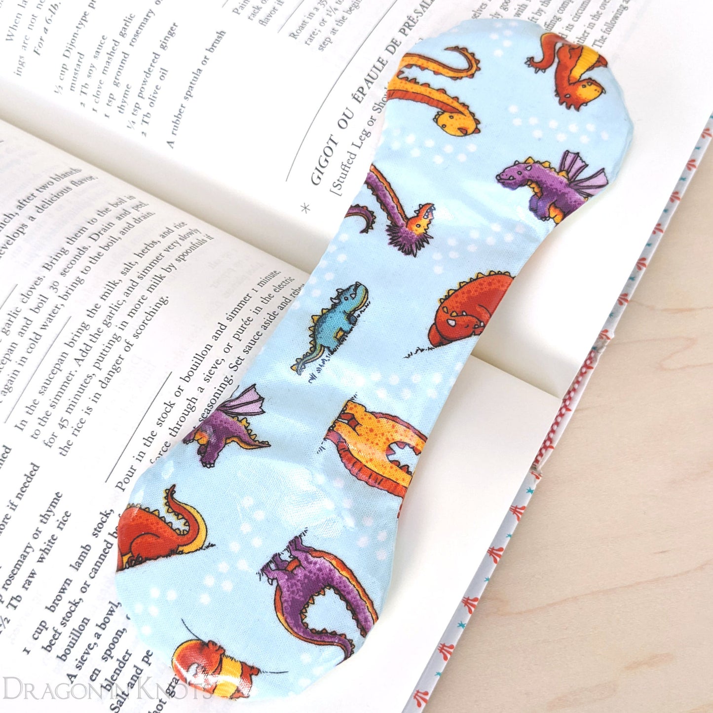 Dragon Cookbook Weight Page Holder - Dragon in Knots