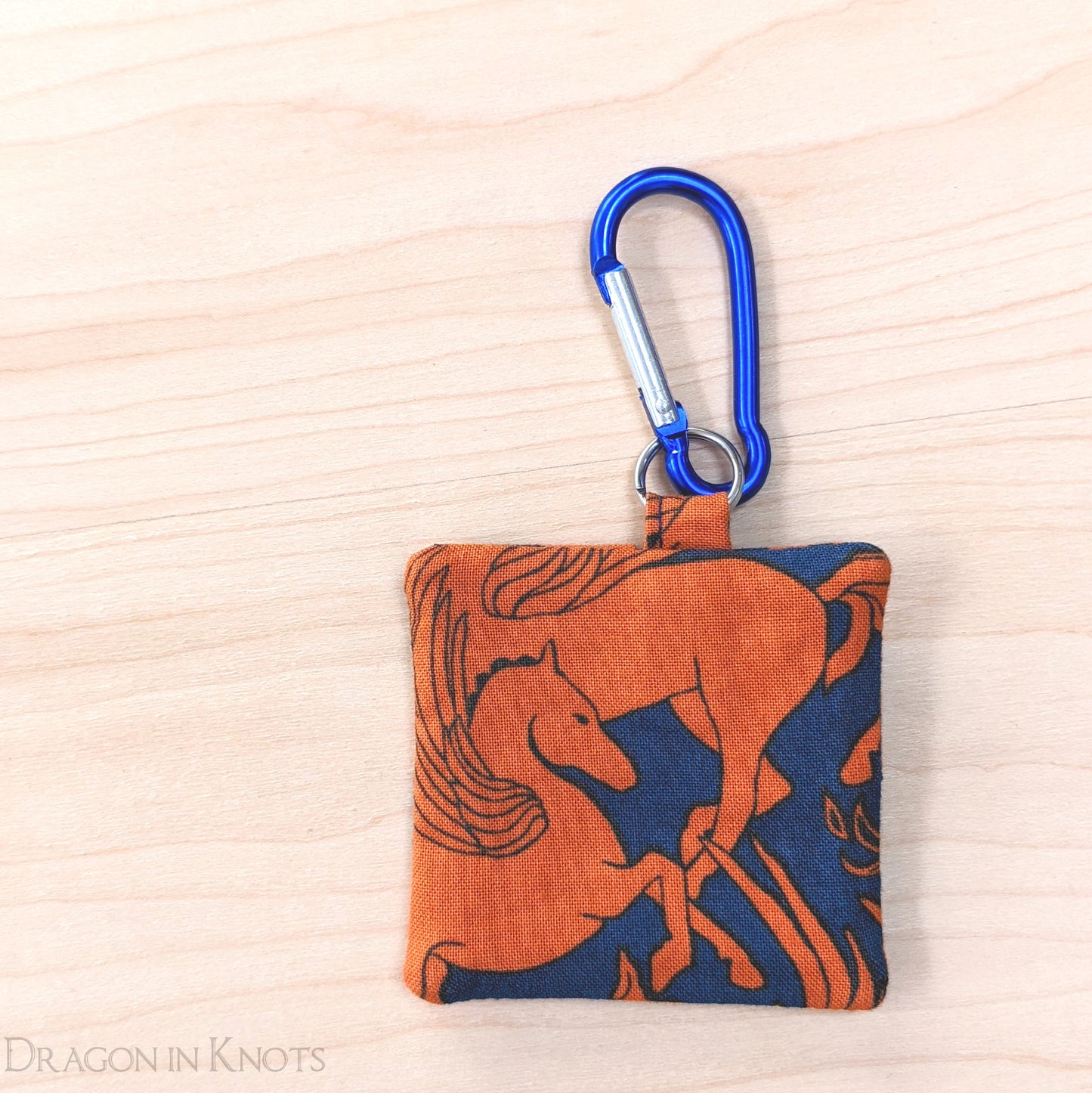 Pegasus Guitar Pick or Earbud Holder - Dragon in Knots