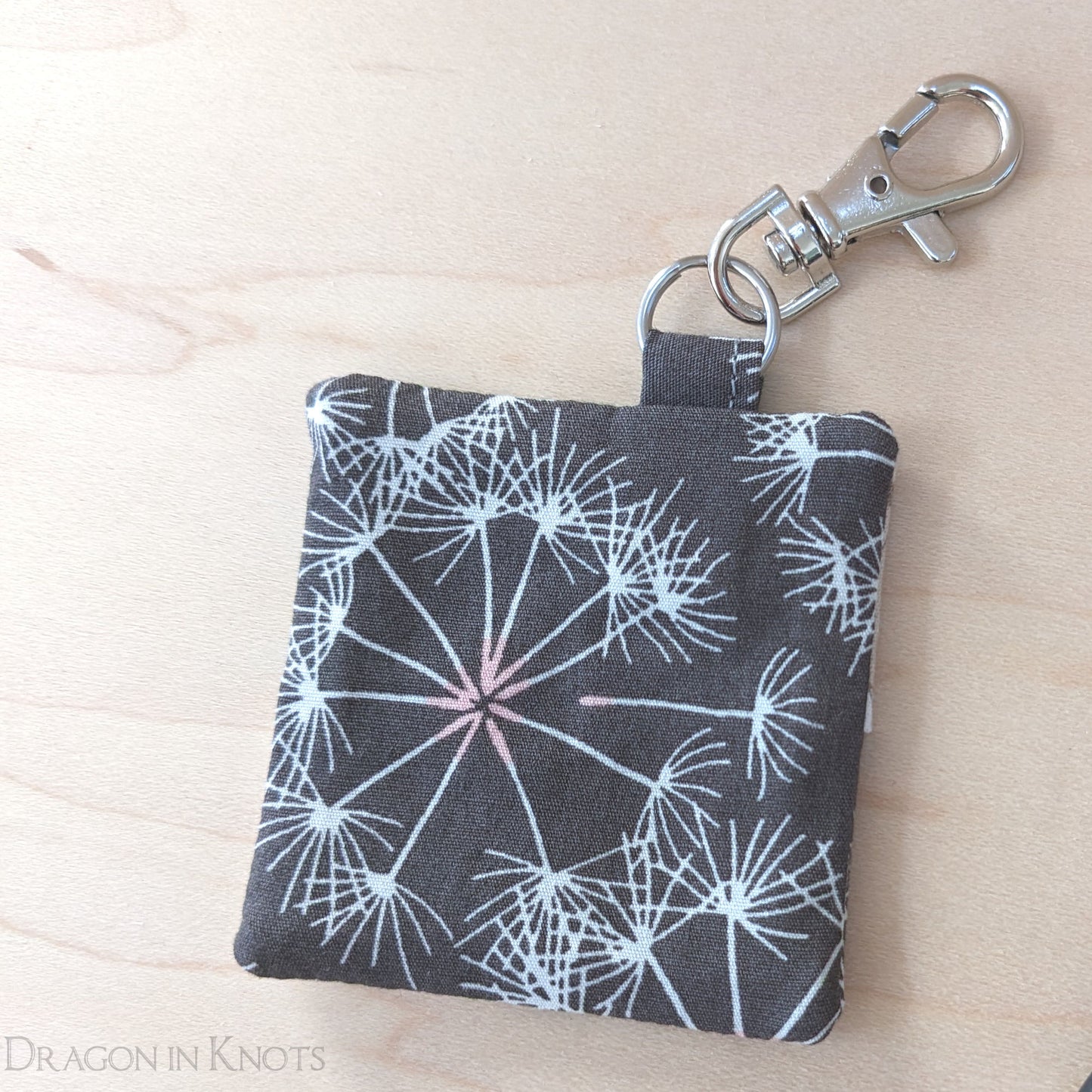 Dandelion Earbud Pouch - Dragon in Knots