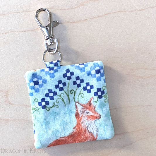 Fox Earbud Pouch - Dragon in Knots