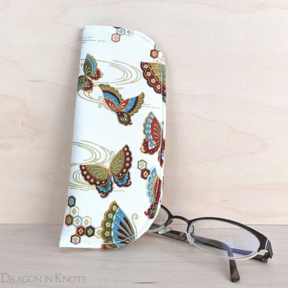 Gilded Butterfly Eyeglass Sleeve - S M L - Dragon in Knots