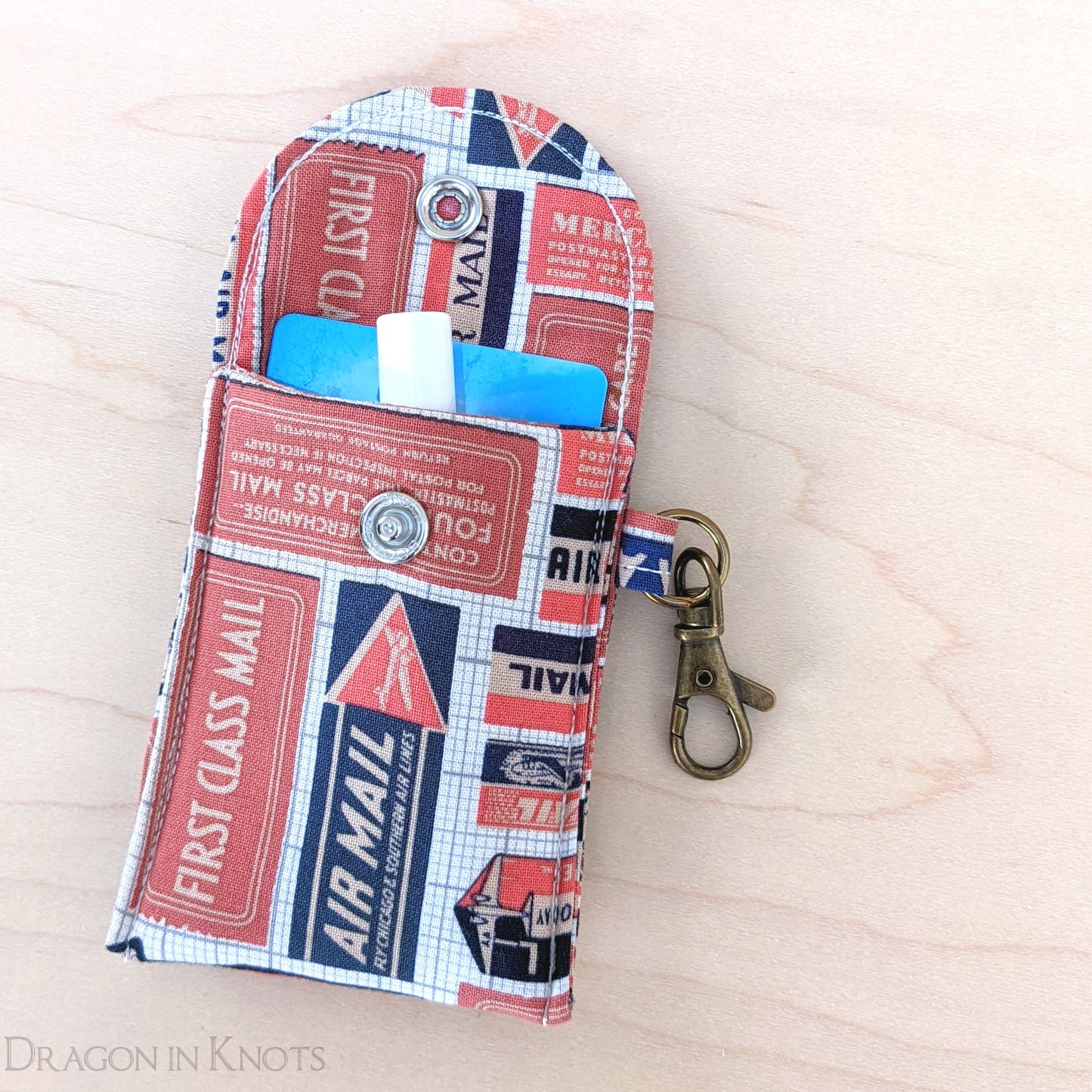 Air Mail Mini Essentials Pouch - Dragon in Knots