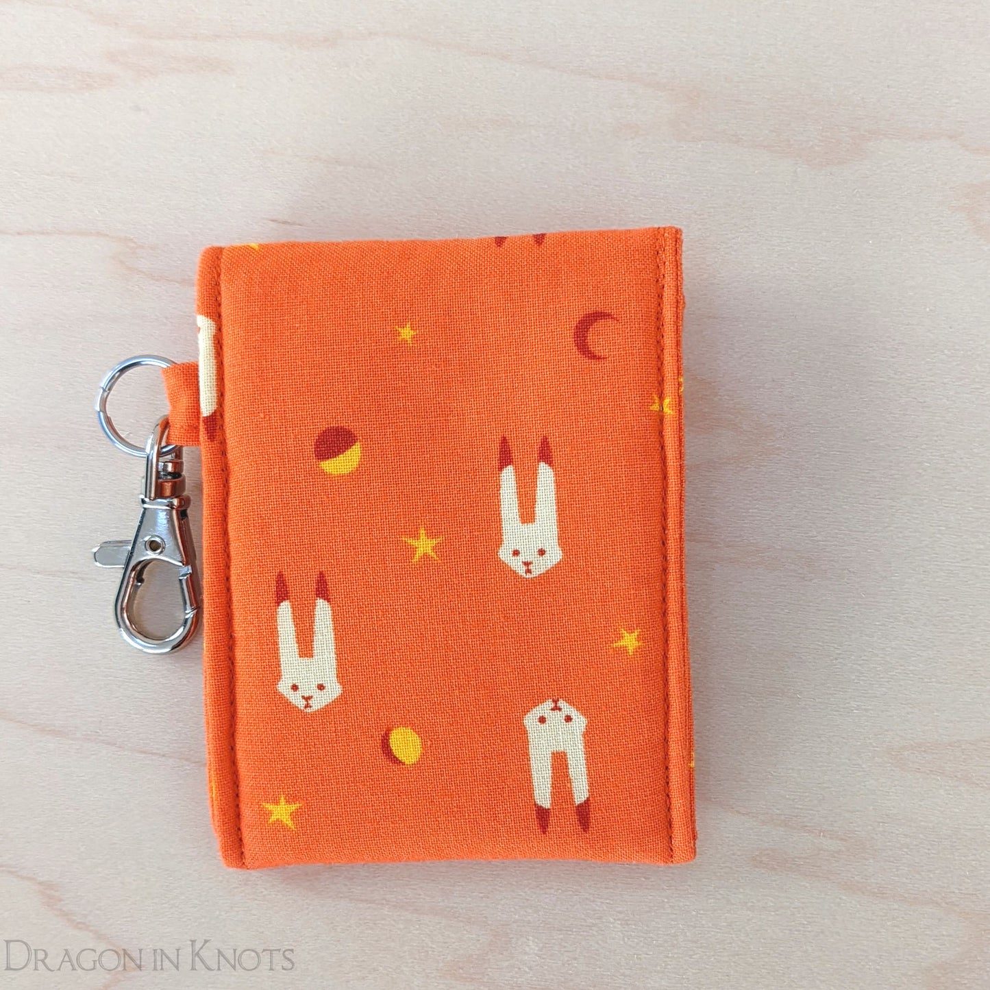 Celestial Bunny Mini Essentials Pouch for Lip Balm and ID Card - Dragon in Knots