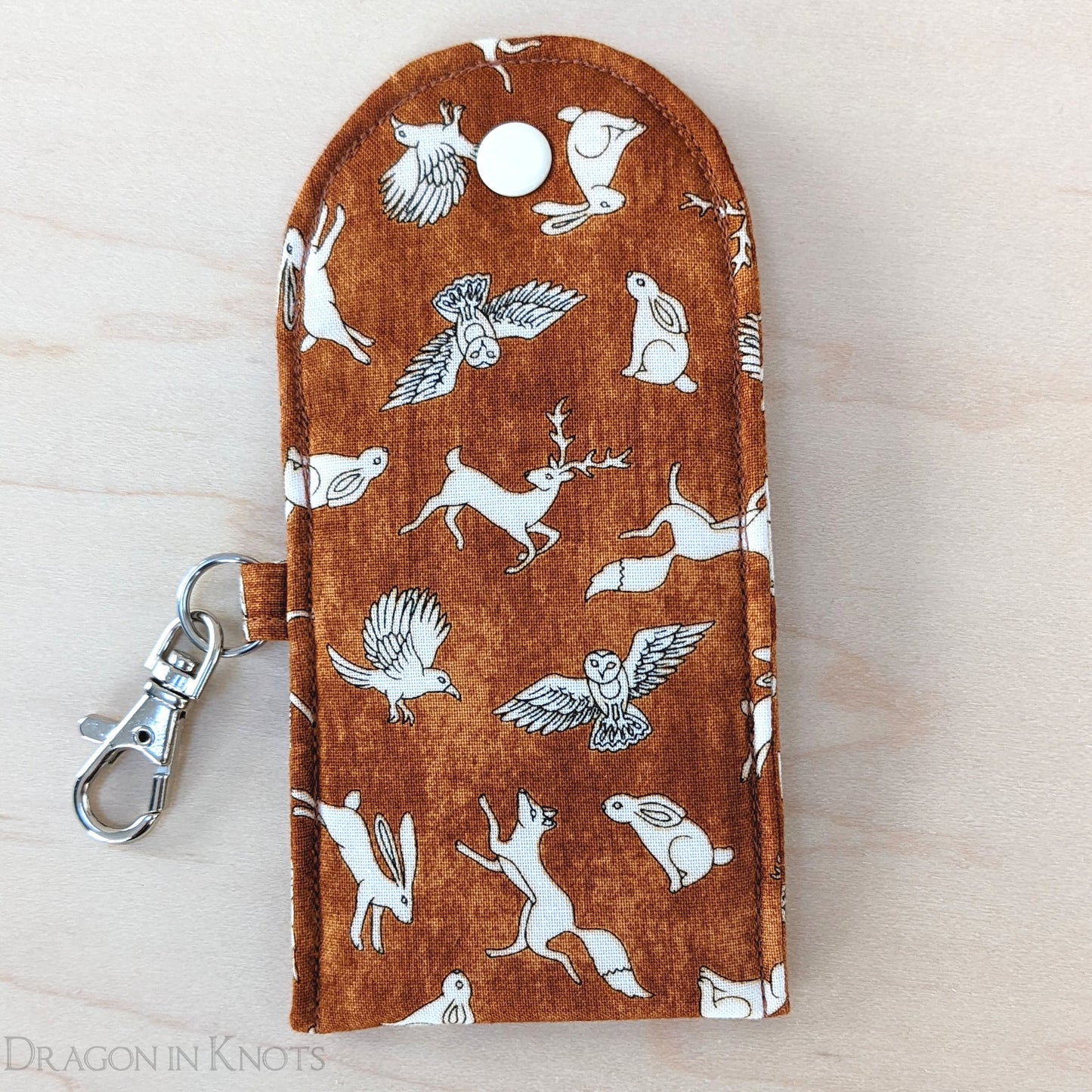 Wild and Wise Mini Essentials Pouch - Dragon in Knots