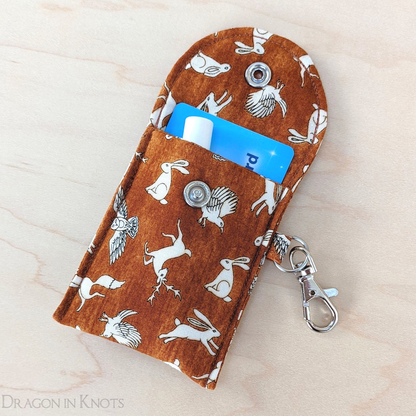 Wild and Wise Mini Essentials Pouch - Dragon in Knots