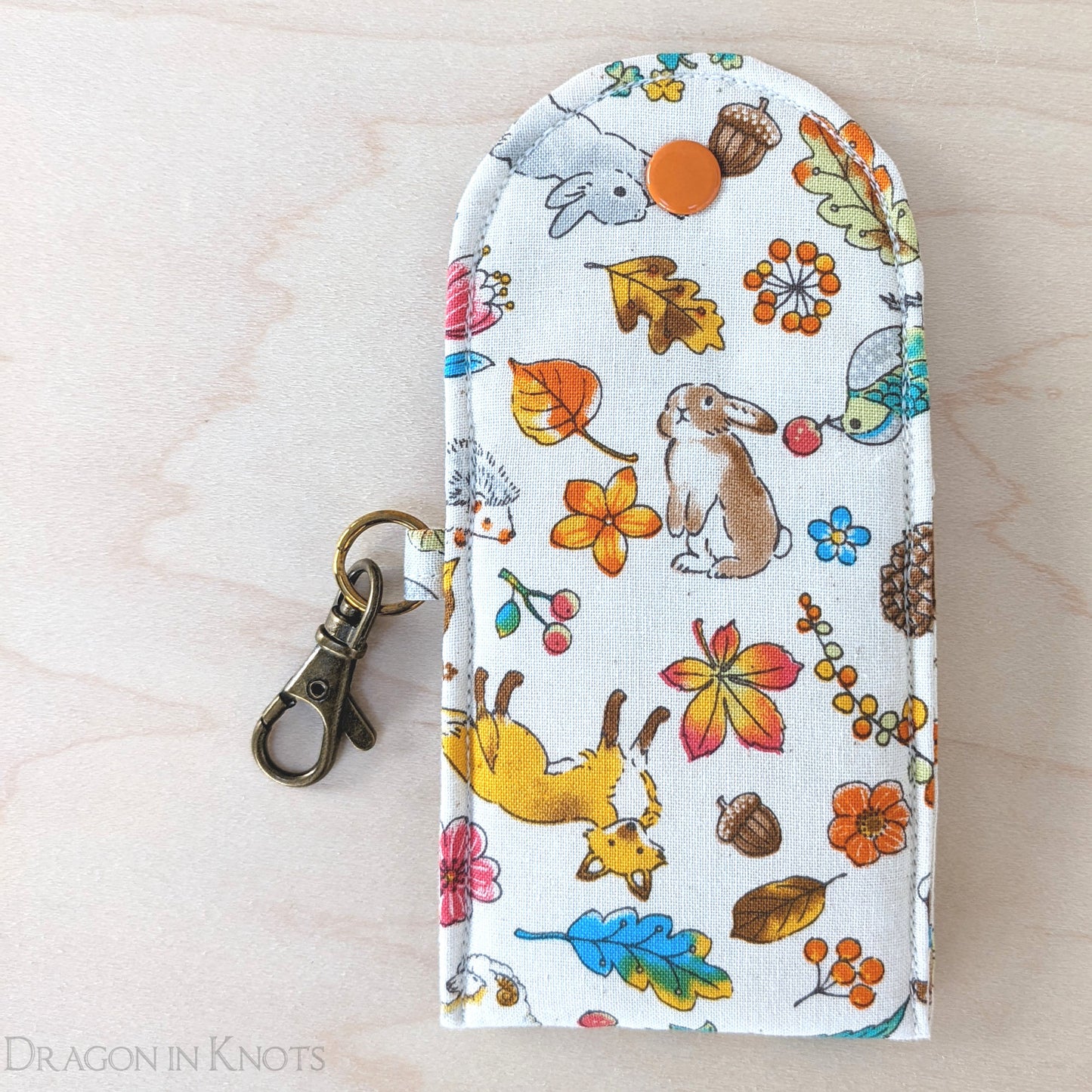 Woodland Critters Mini Essentials Pouch - Dragon in Knots