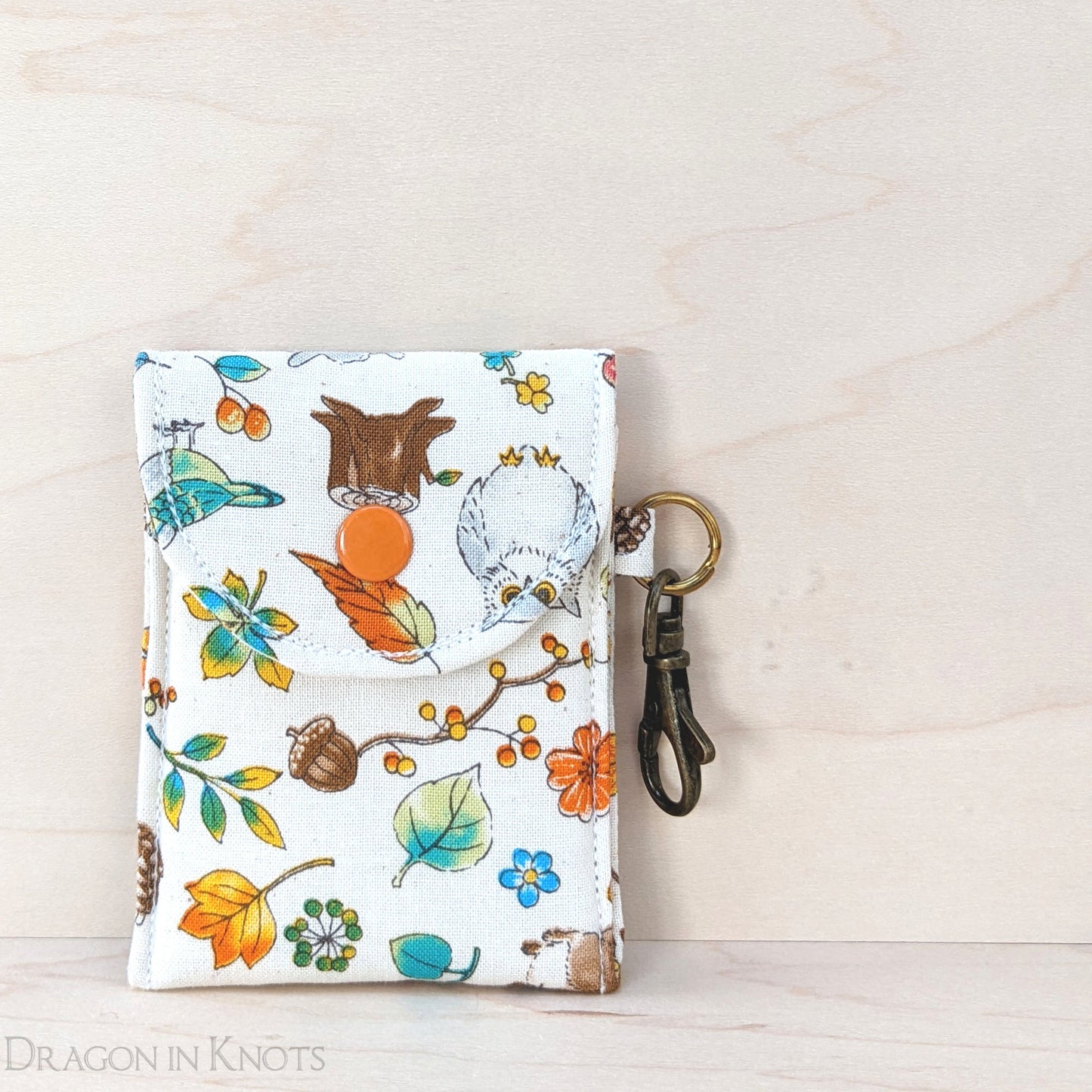 Woodland Critters Mini Essentials Pouch - Dragon in Knots