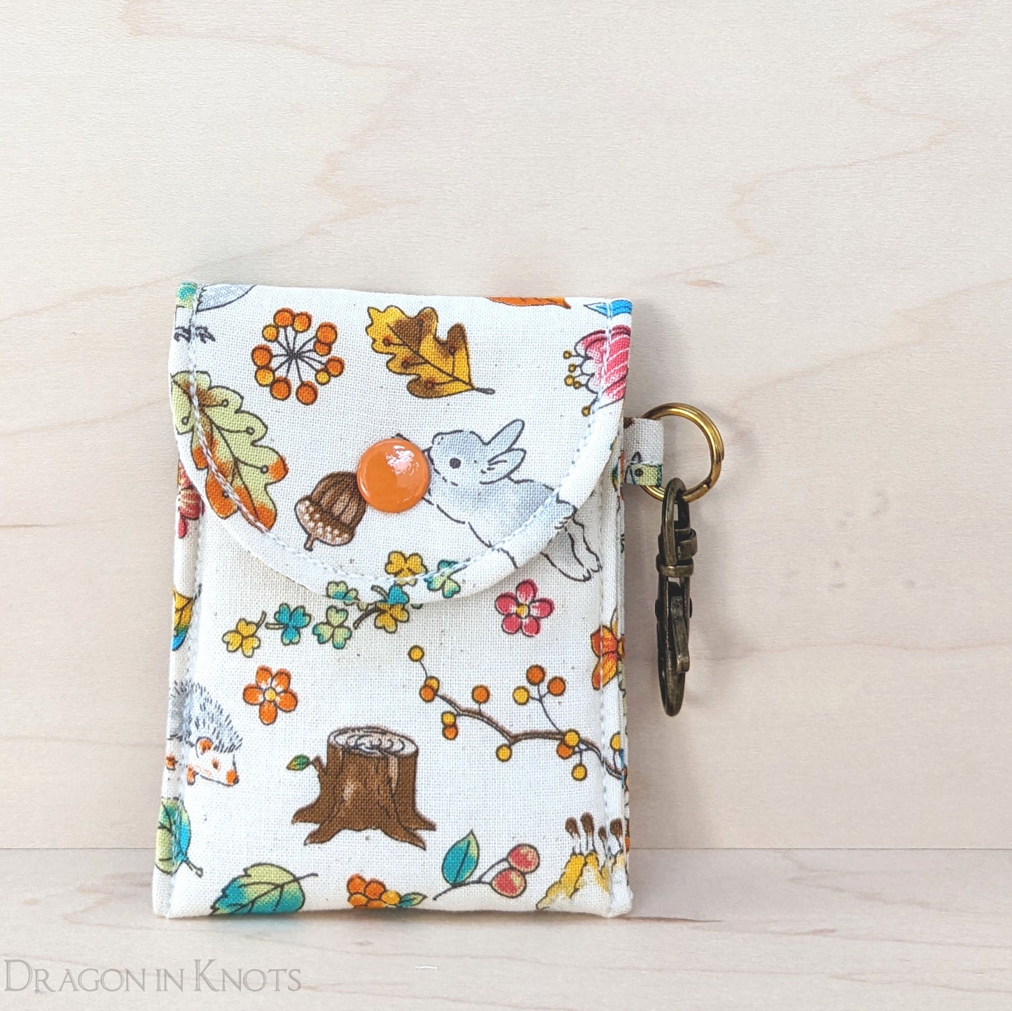 Woodland Critters Mini Essentials Pouch - Dragon in Knots