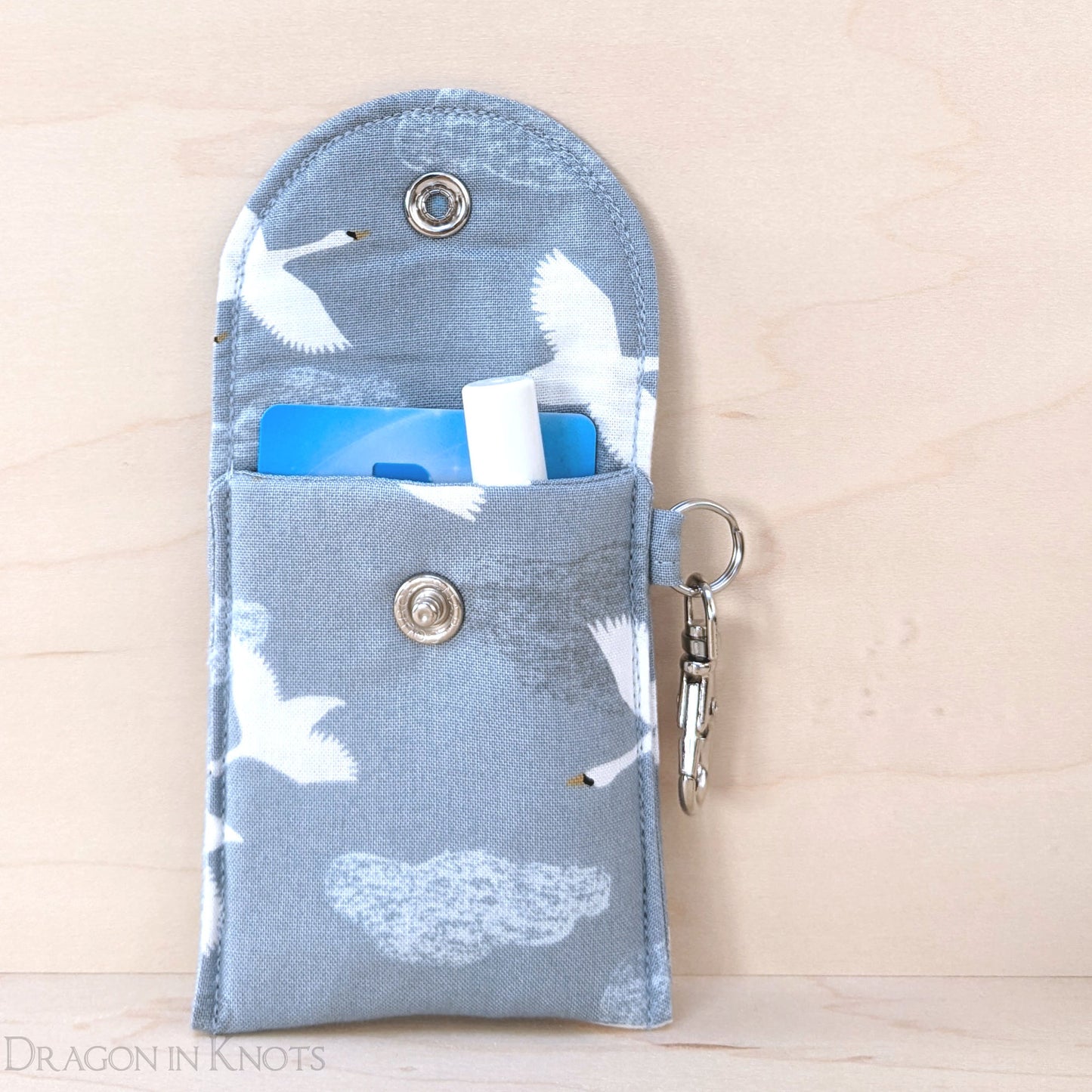 Swan Mini Essentials Pouch - Dragon in Knots