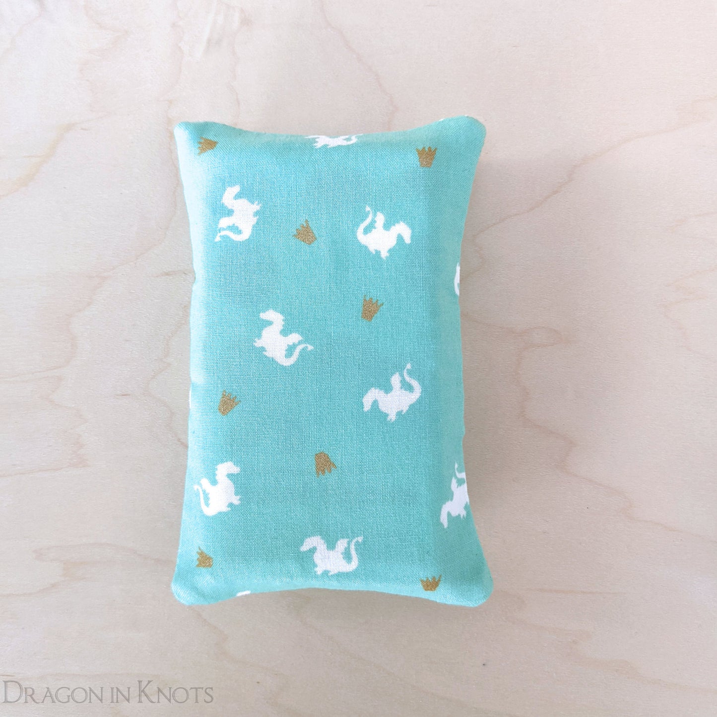 Little Dragon Facial Tissue Holder for Purse - Dragon in Knots handmade