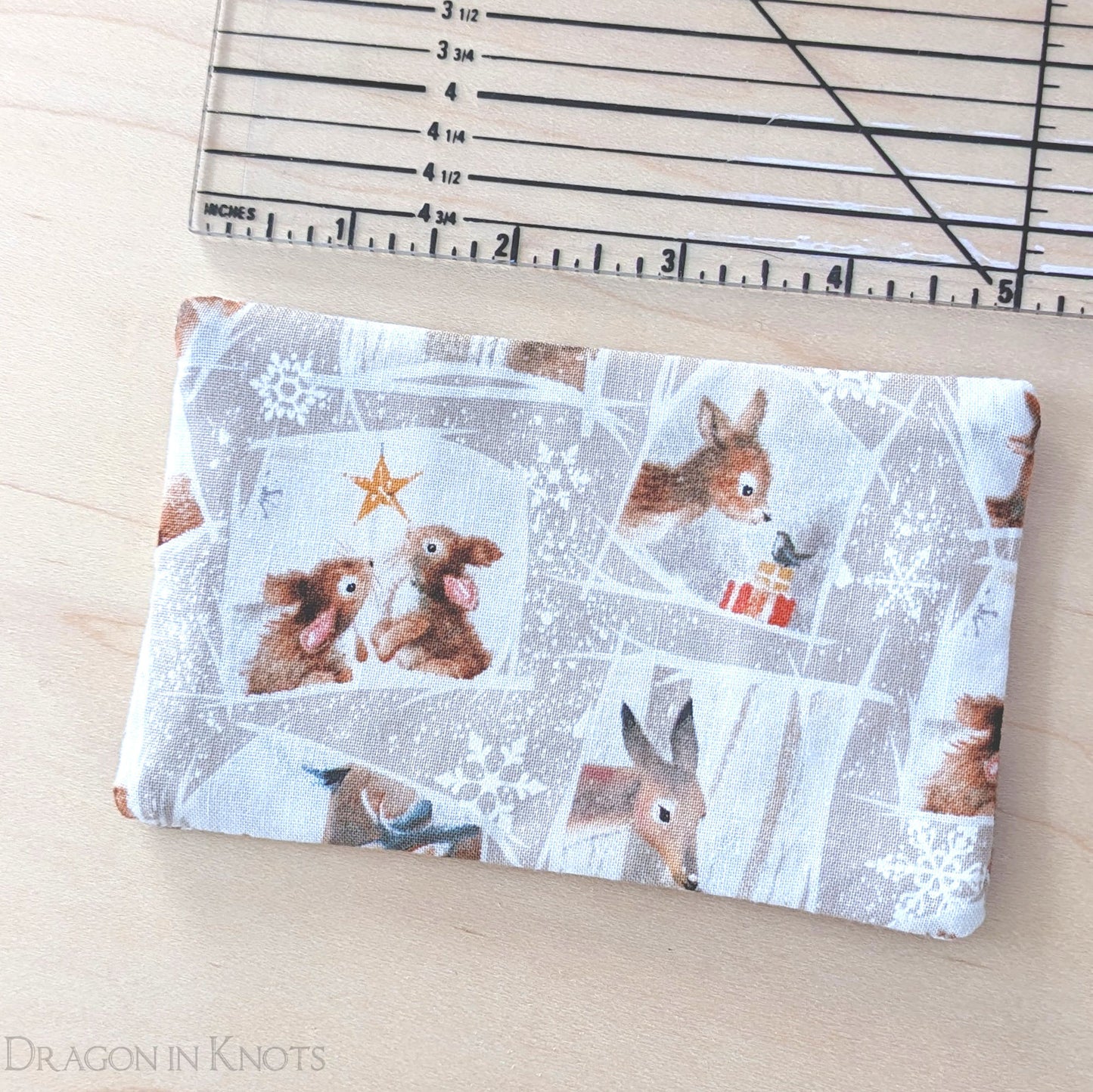 Forest Friends Pocket Tissue Holder - Dragon in Knots