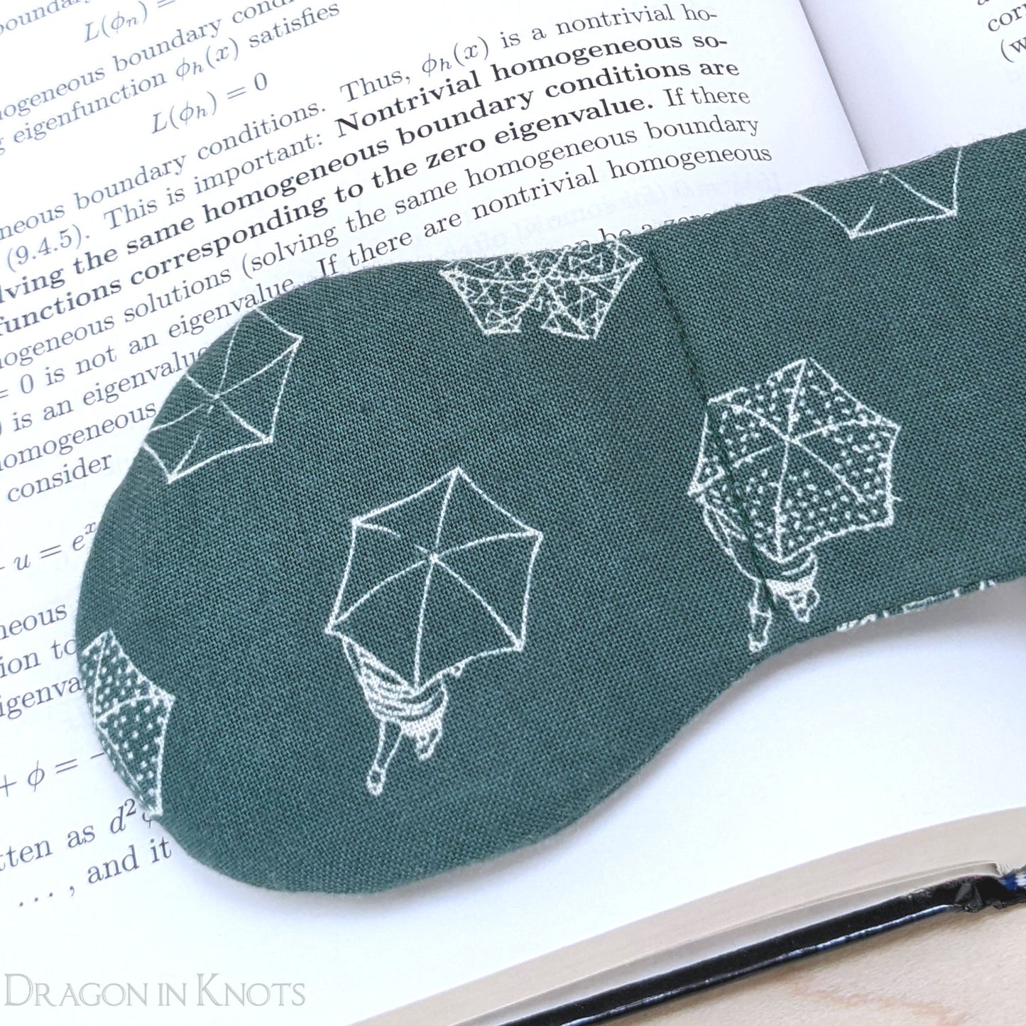 Rainy Day Book Weight - Weighted Bookmark - Dragon in Knots