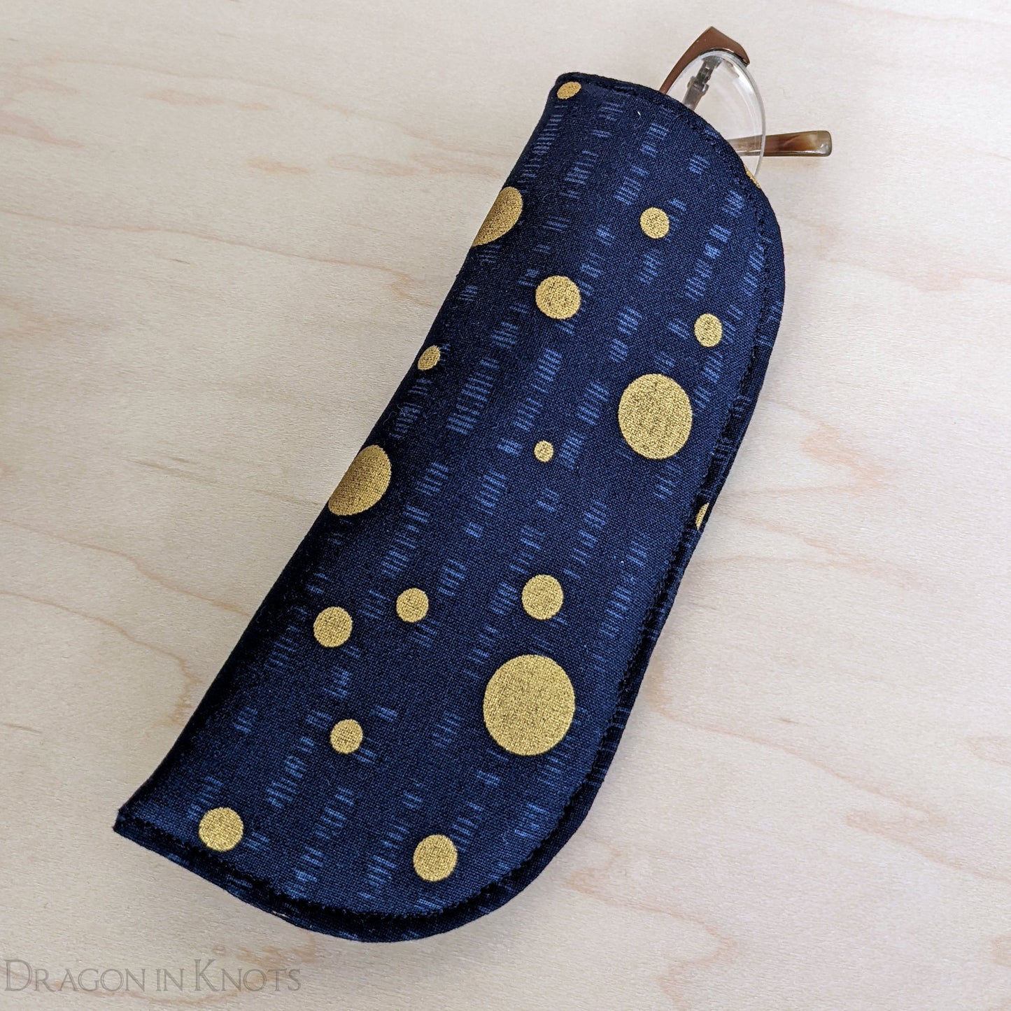 Many Moons Soft Eyeglass Sleeve - S - Dragon in Knots