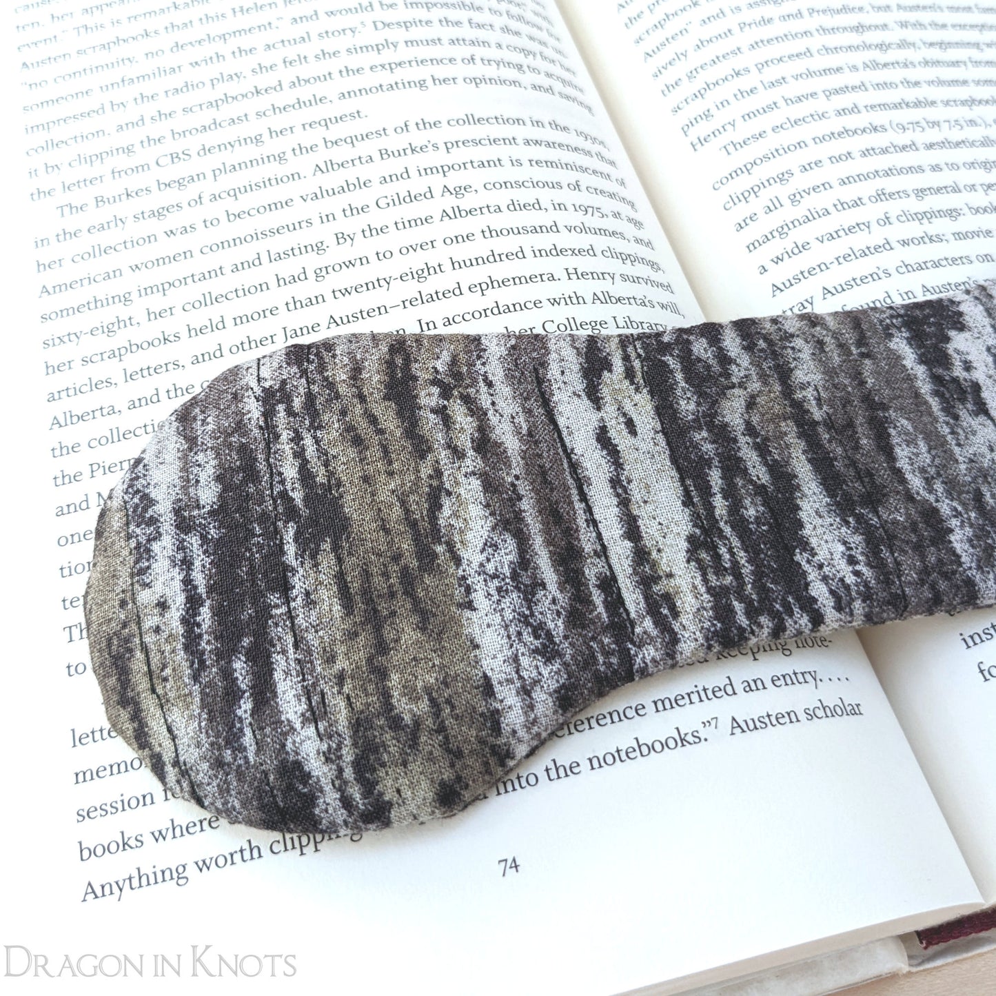 Striated Book Weight - Dragon in Knots