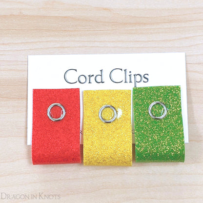 Cord Holders - Traffic Light Colors - Dragon in Knots