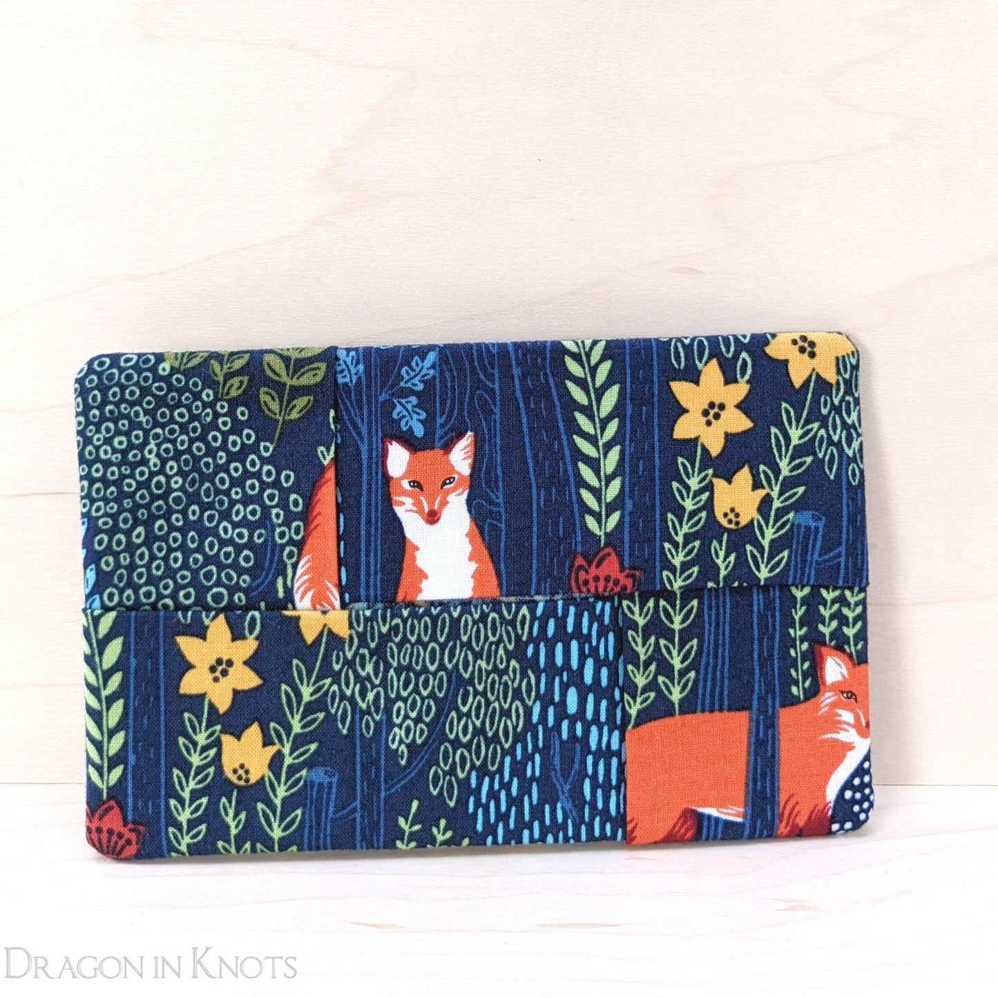 Fox Pocket Tissue Holder - Dragon in Knots