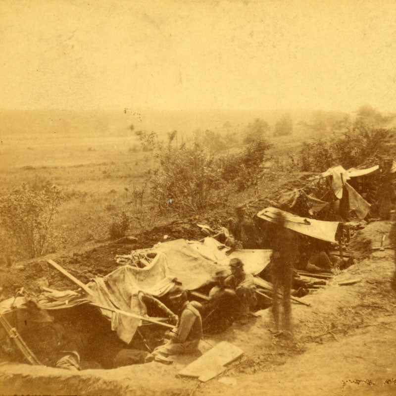 Civil War soldiers in the Trenches 1861 to 1865