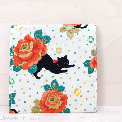 Cats and Roses 5" Accessory Pouch - Dragon in Knots