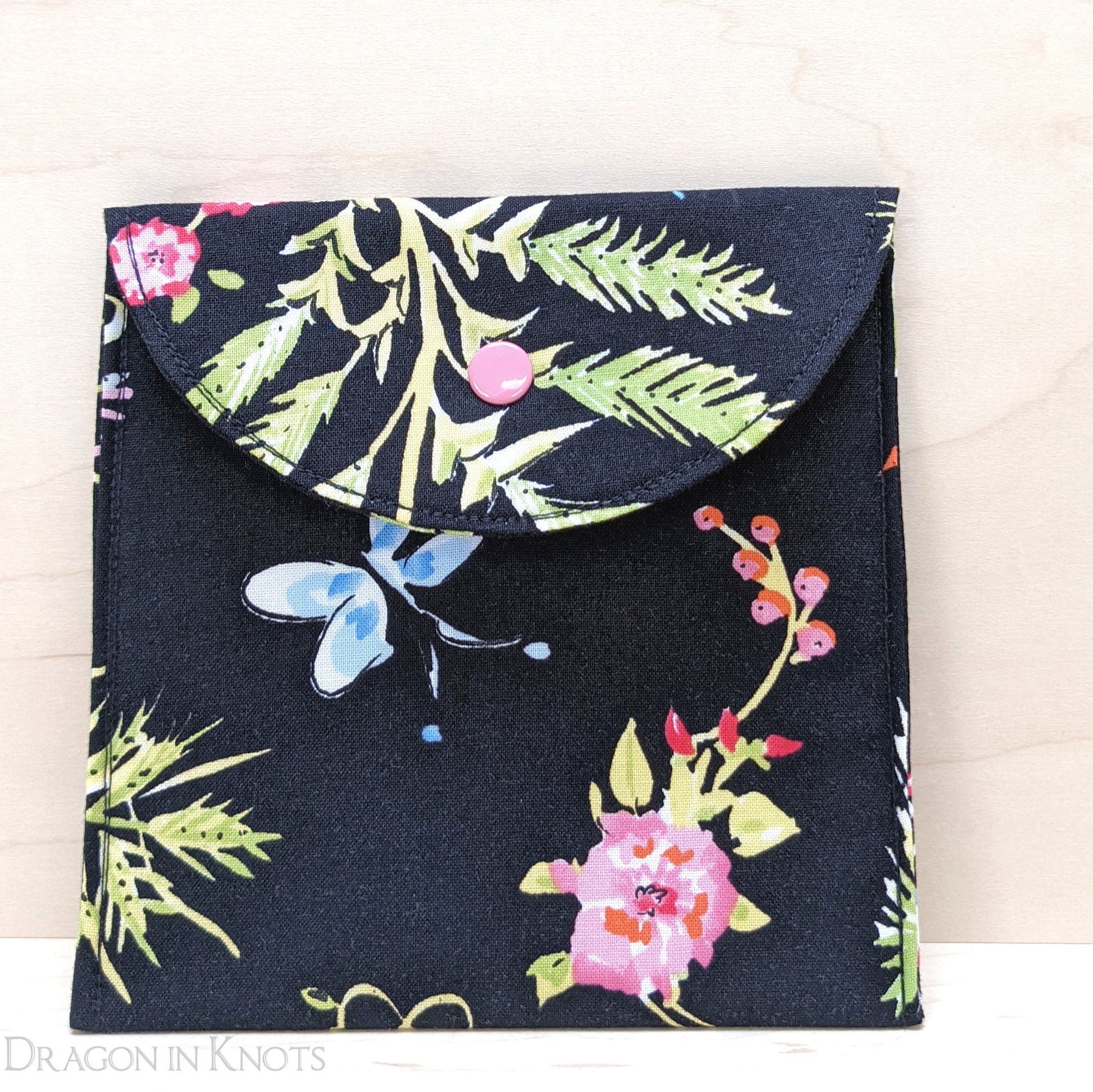 Bird of Paradise Feminine Hygiene Pouch - Dragon in Knots