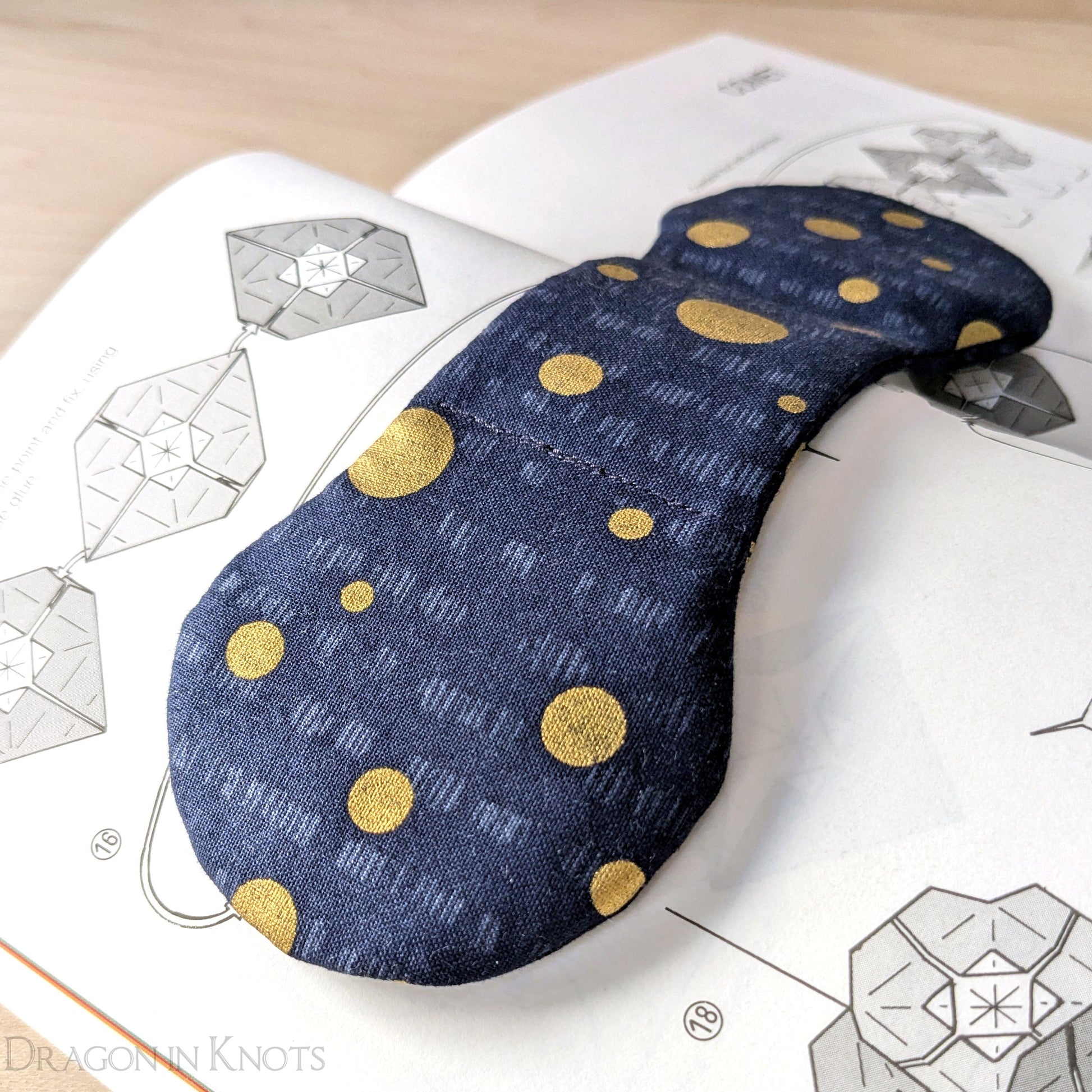 Moon Book Weight - Dragon in Knots