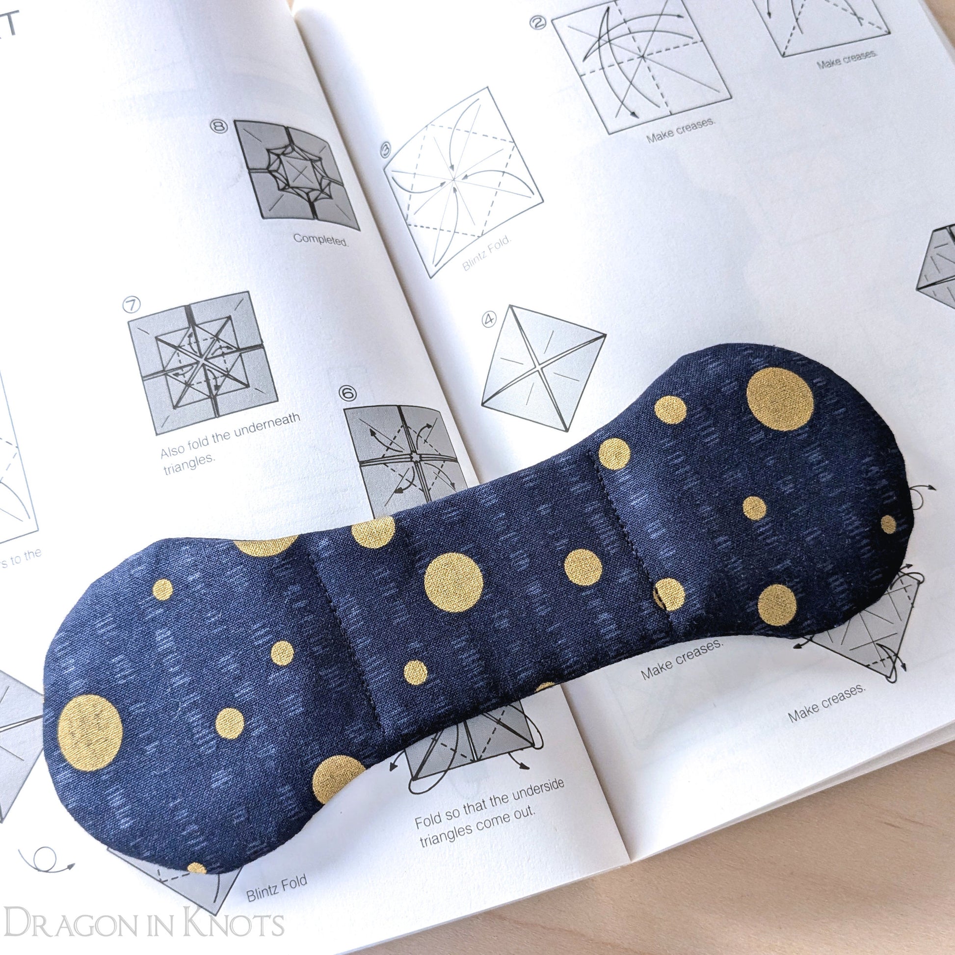 Moon Book Weight - Dragon in Knots