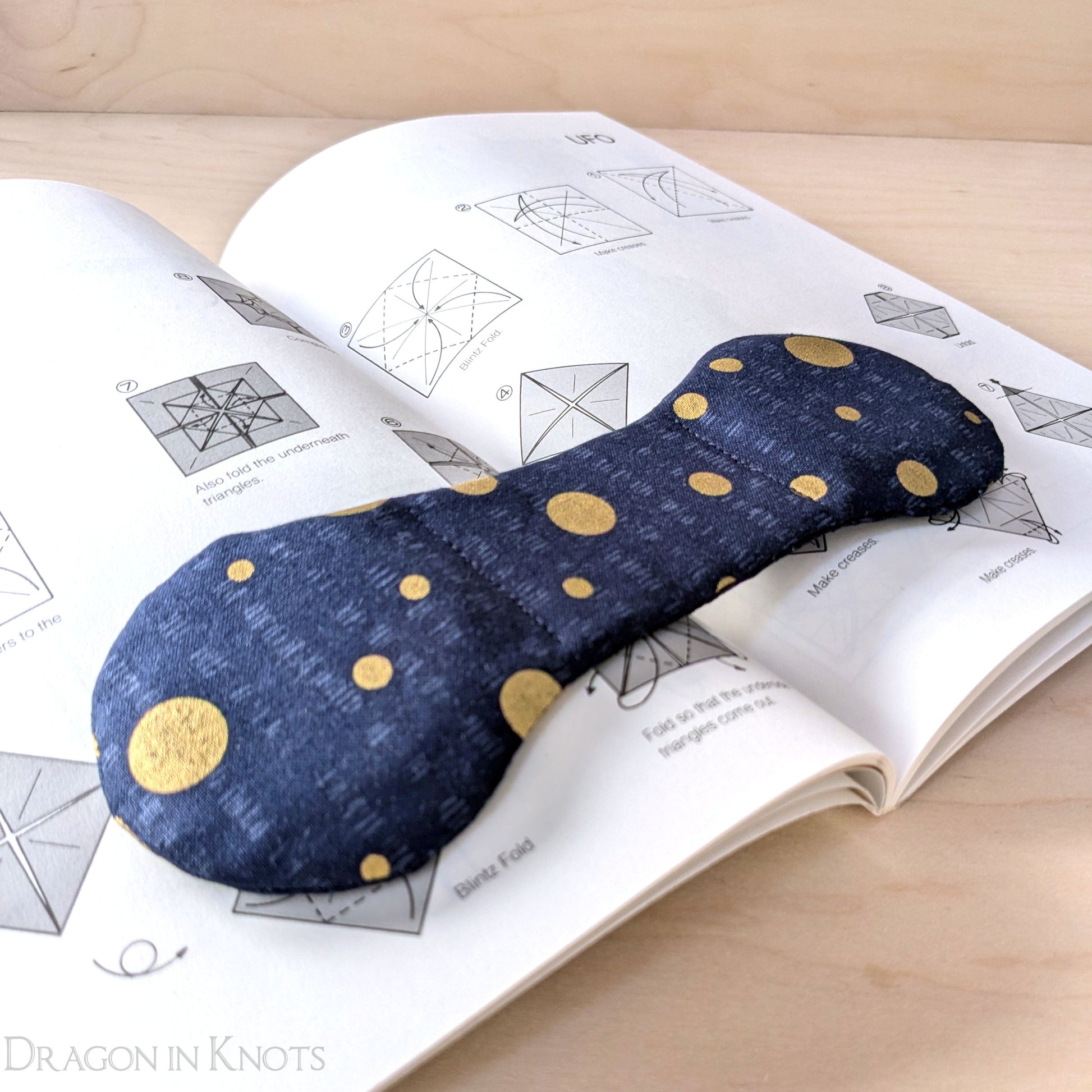 Moon Book Weight - Dragon in Knots