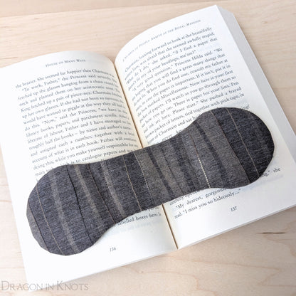 Textured Taupe Book Weight